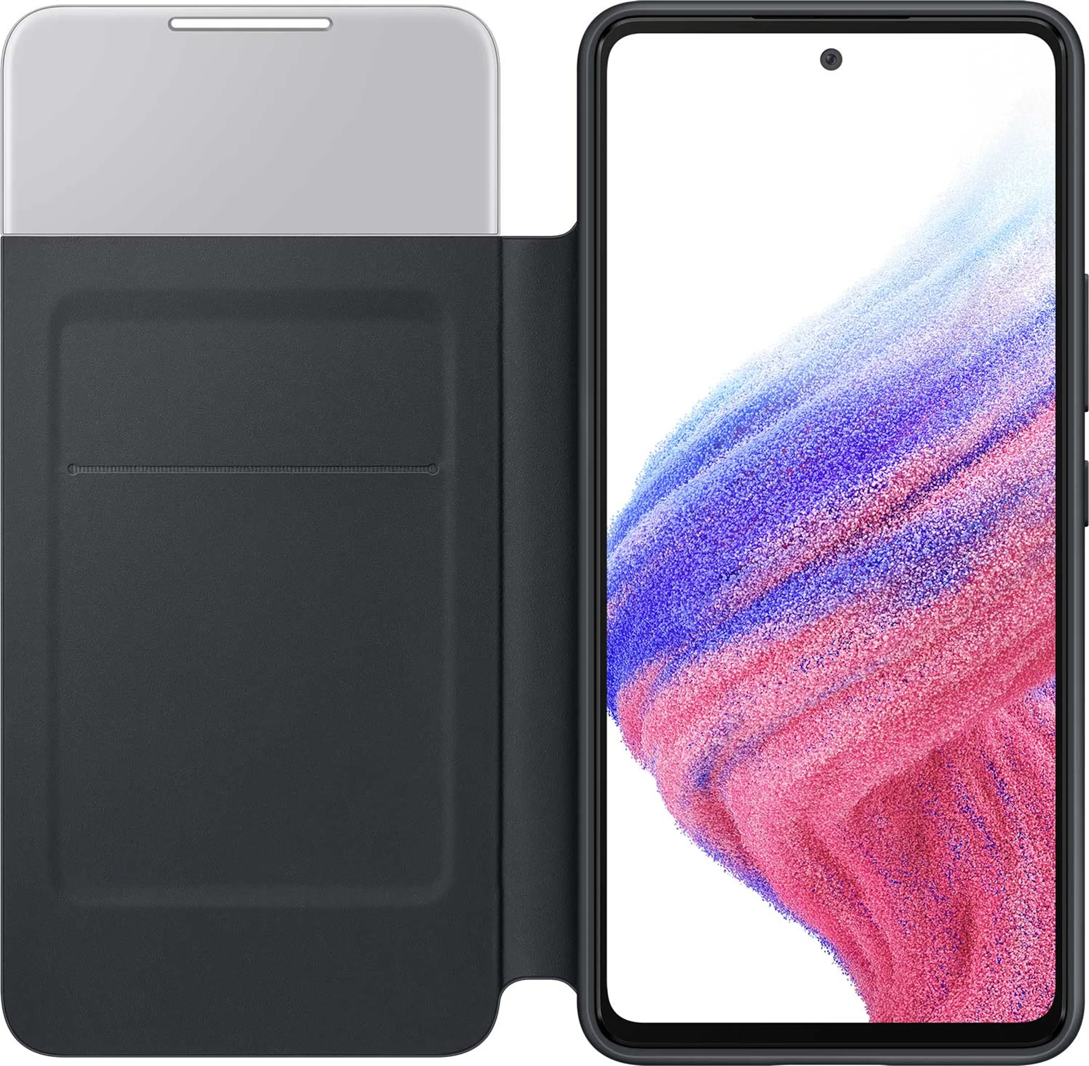 Smart S View Wallet Cover pour Galaxy A53 5G - Noir