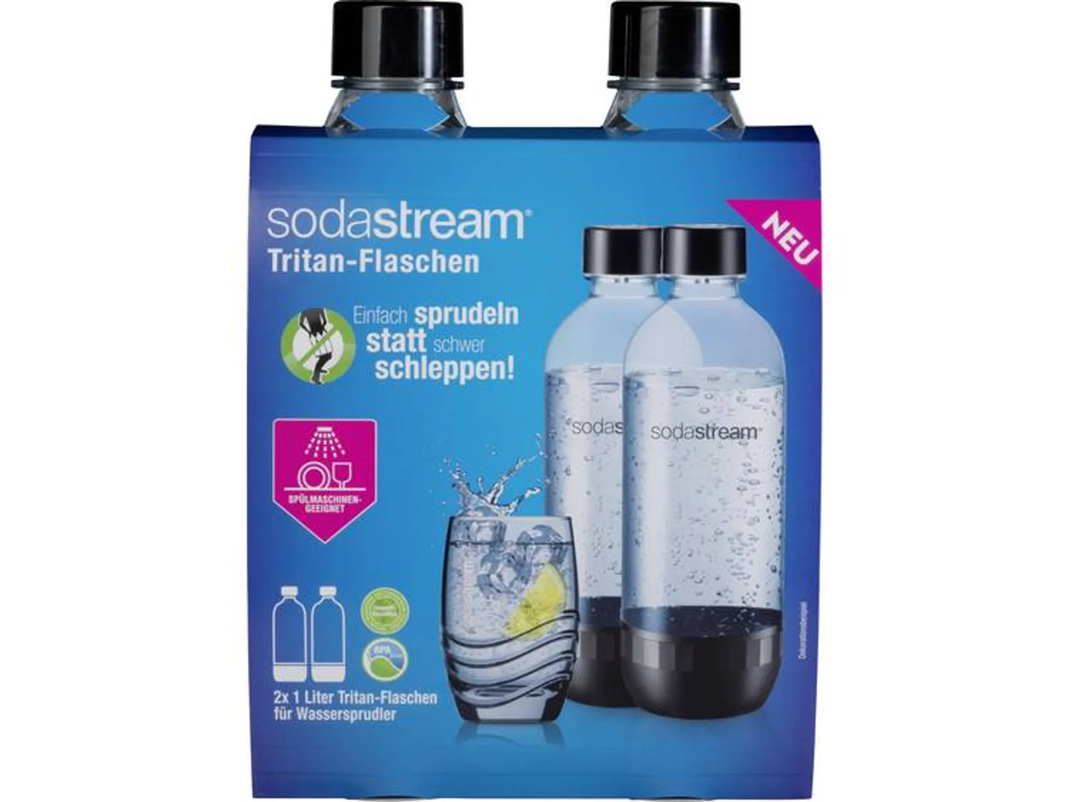 Bouteilles d'eau 2*1L 