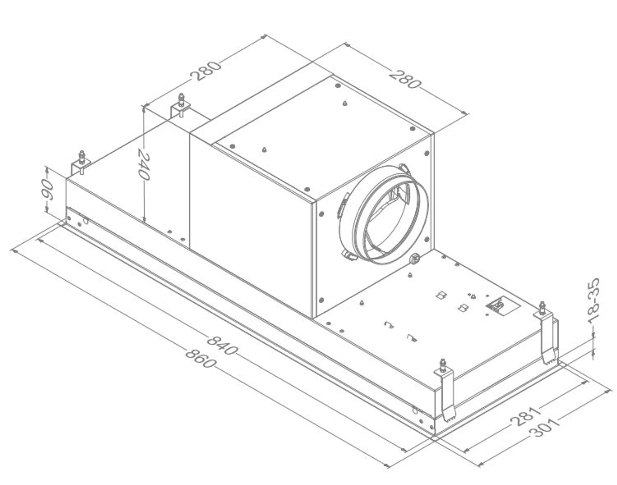 Inbouwgroep 821 Mini Pure'line