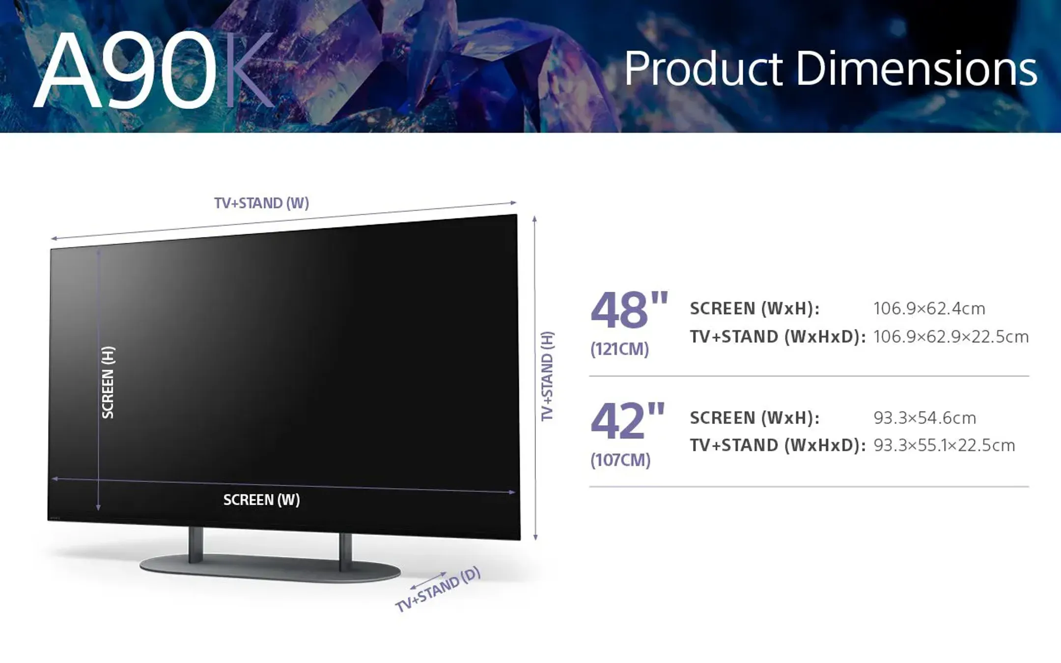 Sony TV 4K OLED XR48A90KAEP (2022) - 48 pouces image