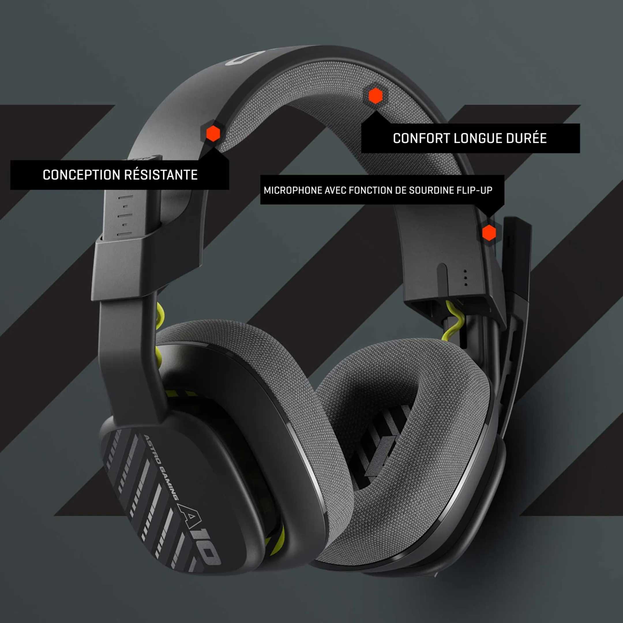 Logitech G Casque gaming Astro A10 Gen. 2 Starkiller Base - Black image