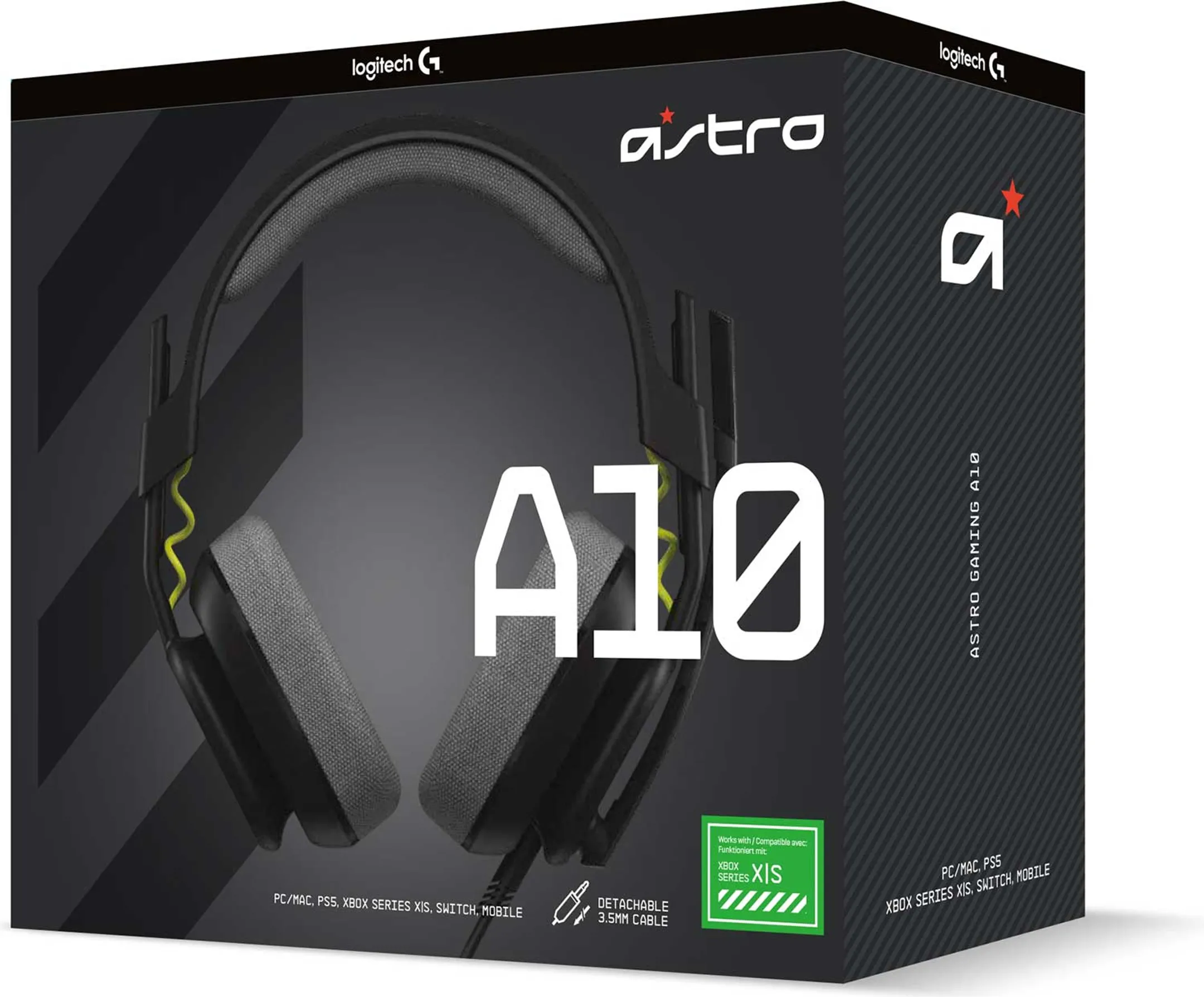 Logitech G Astro A10 Gen. 2 Starkiller Base gaming headset - Zwart image