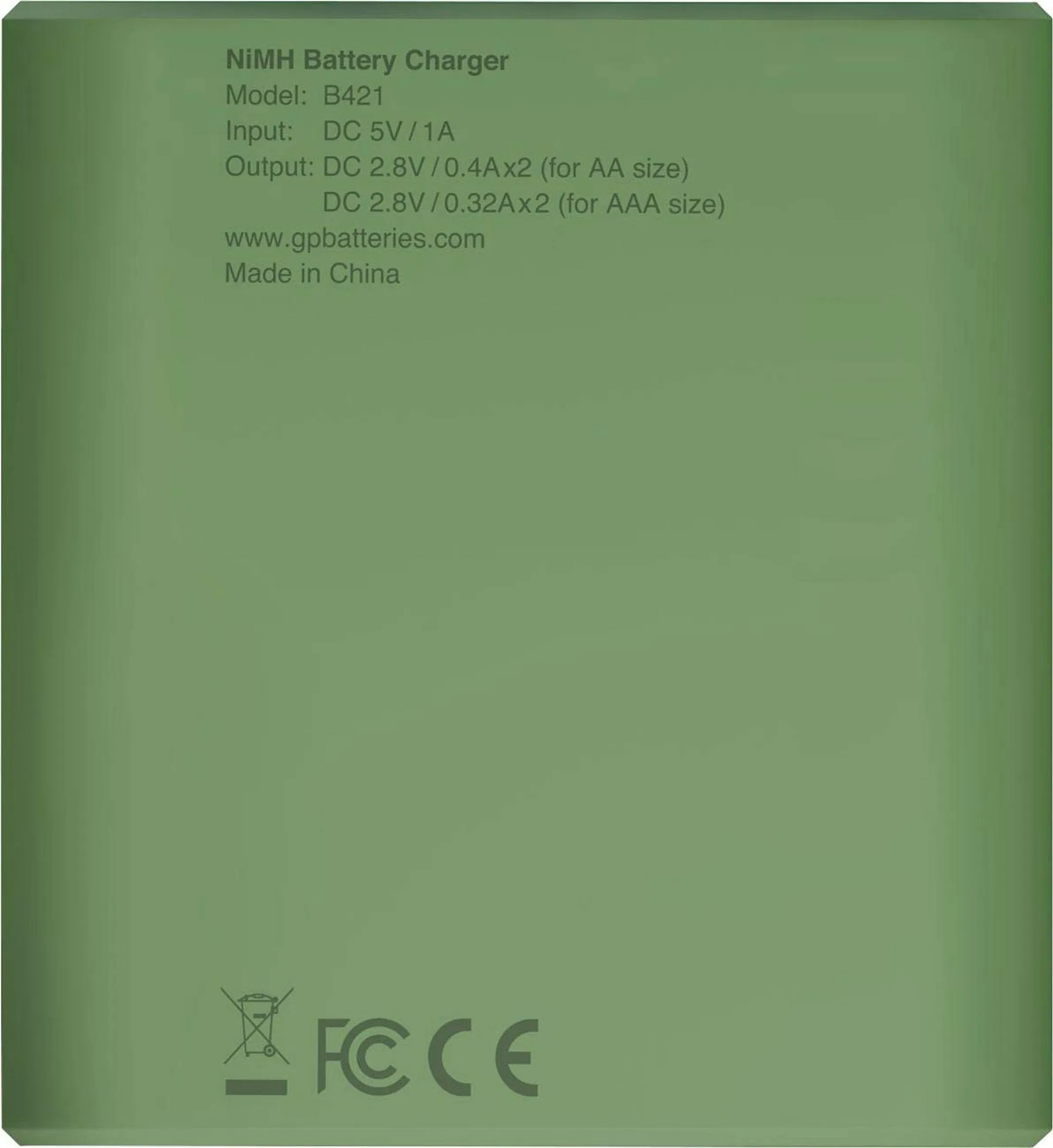 GP Chargeur USB + piles 4x AAA ReCyko image