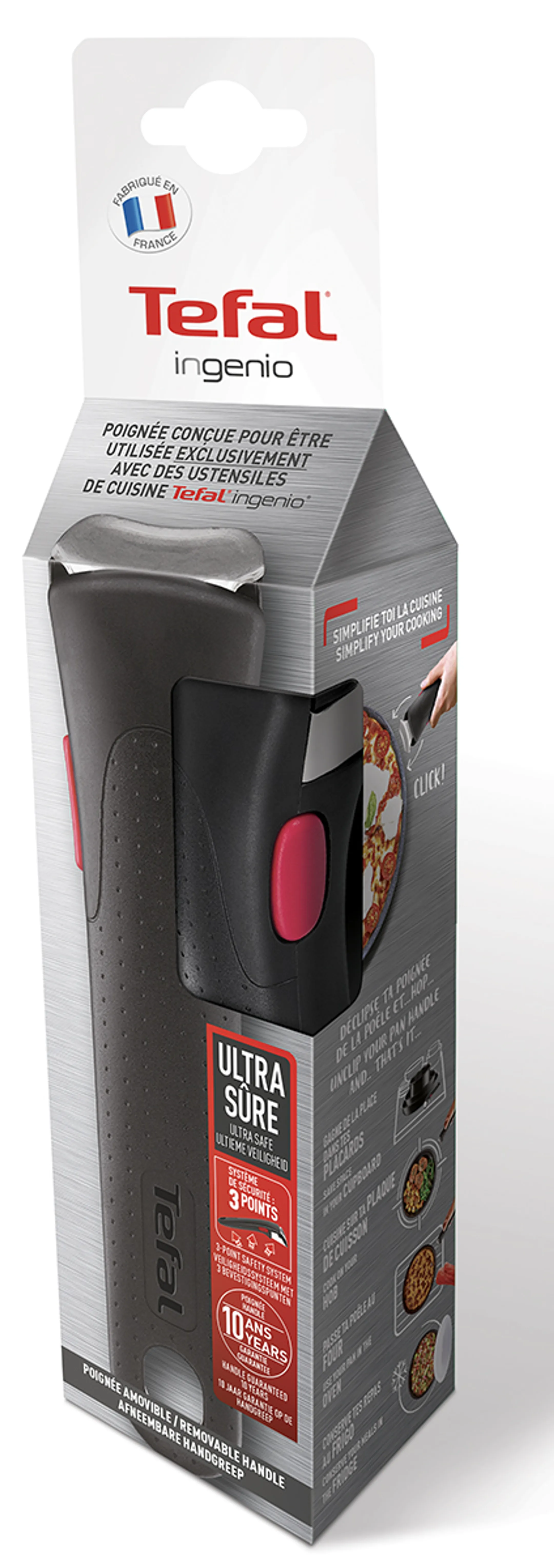Tefal Poignée Ingenio Premium Noir L9863302 image