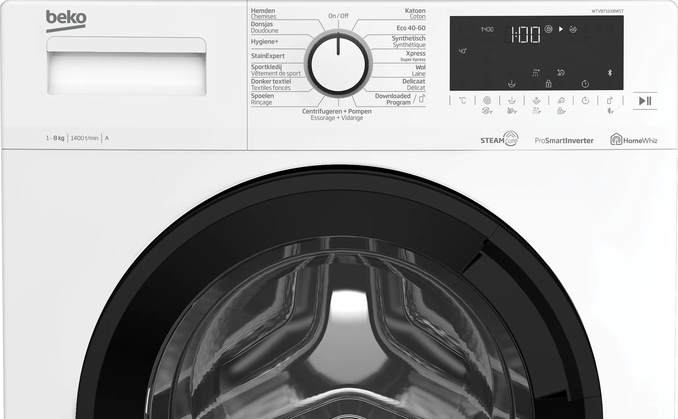 Machine à laver WTV8716XBWST