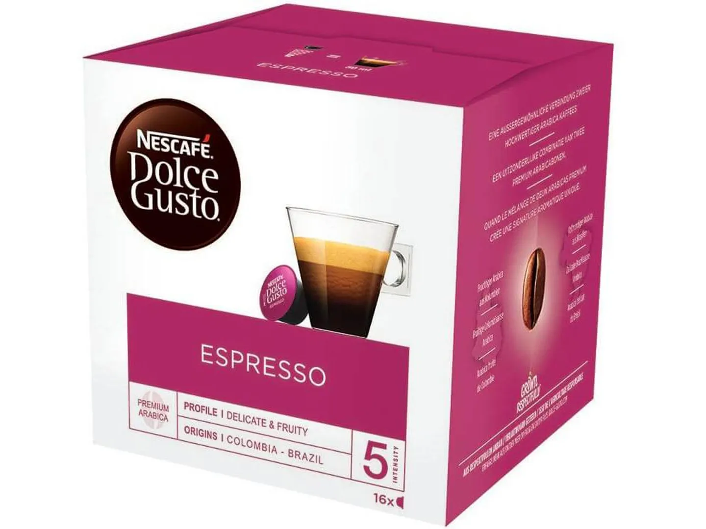 Dolce Gusto Capsule Espresso 16 Bestel nu, in huis