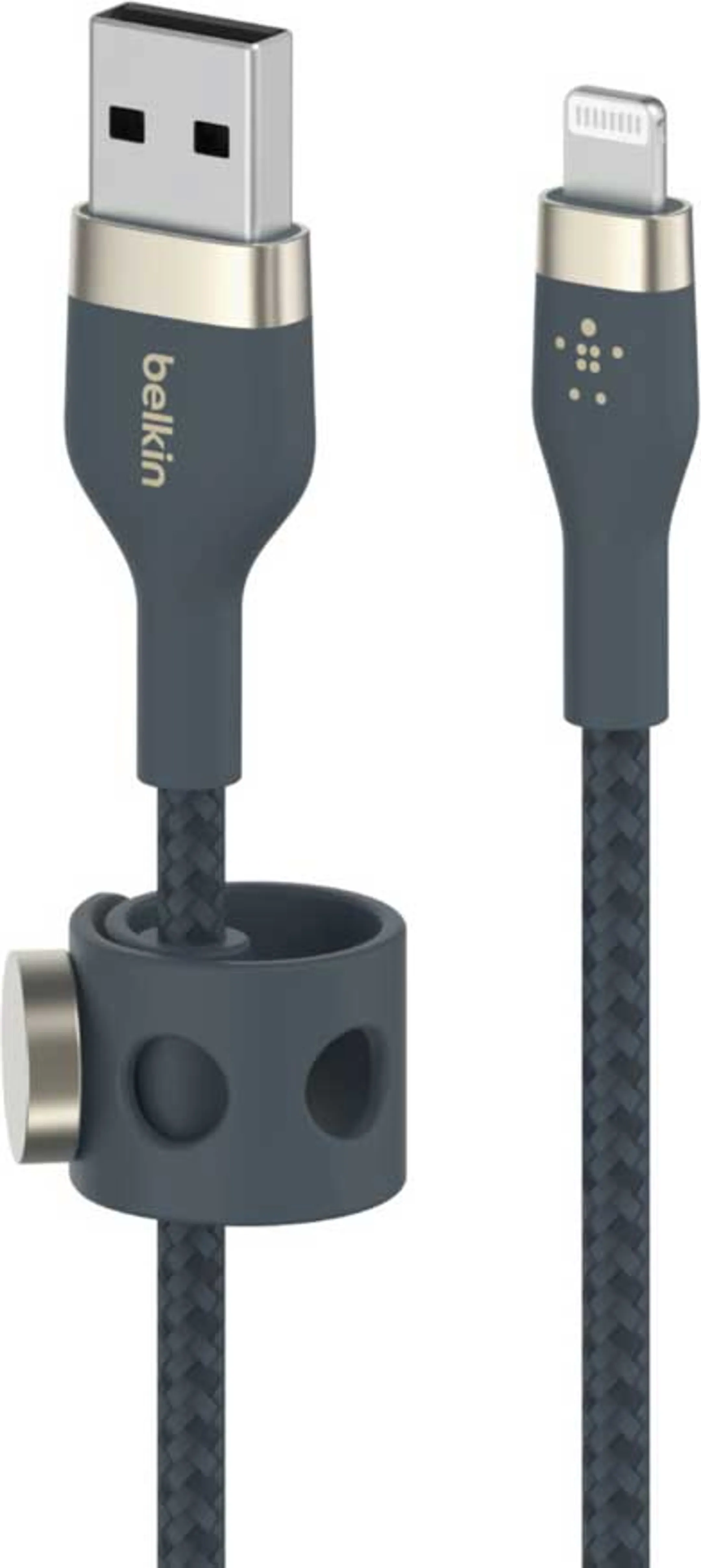 Belkin Câble BOOST↑CHARGE™ PRO Flex gaine à double tresse Lightning vers USB A - 1 m. - Bleu image