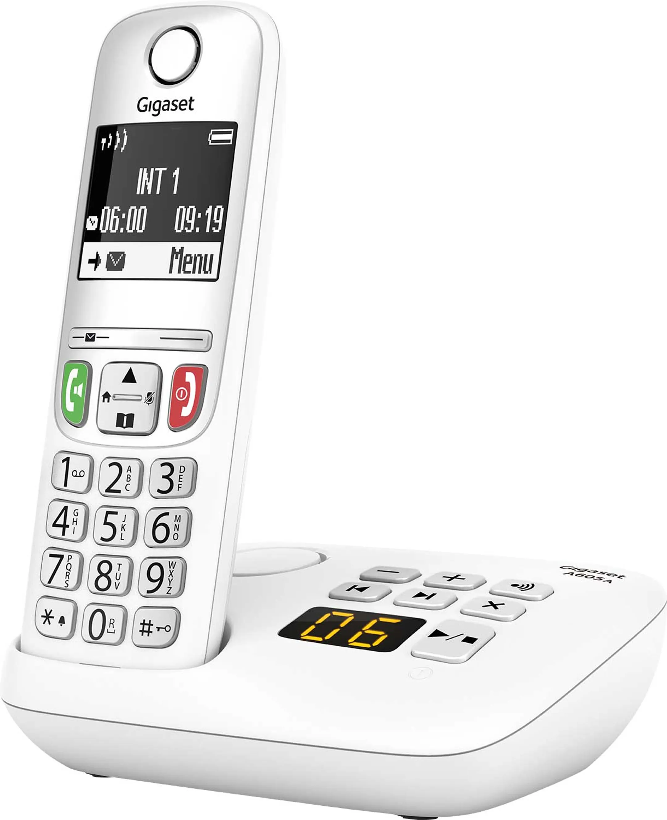 Téléphone sans fil A605A - Blanc