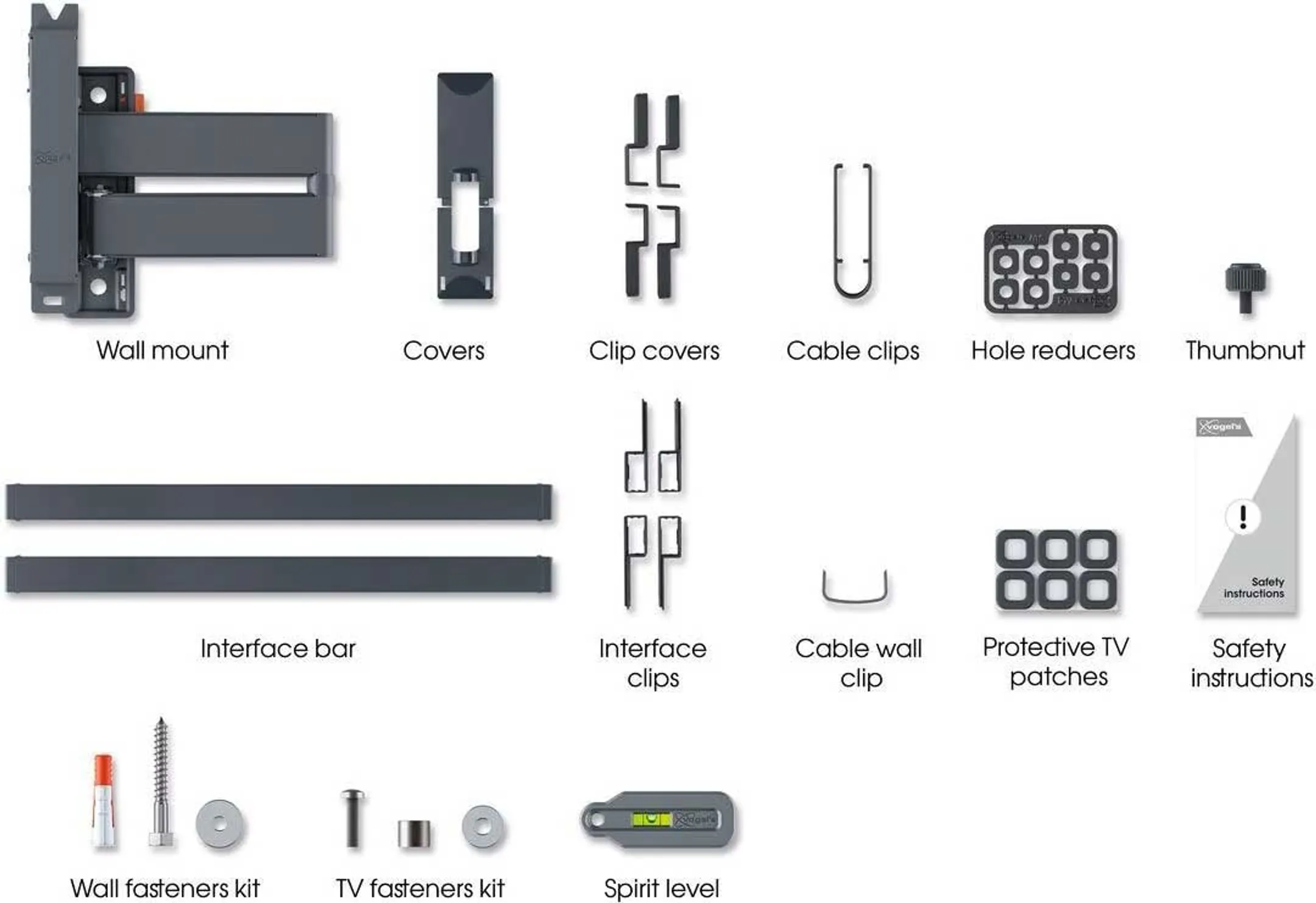 Vogels Draaibare beugel voor TV 40" -77" - TVM 3665 image