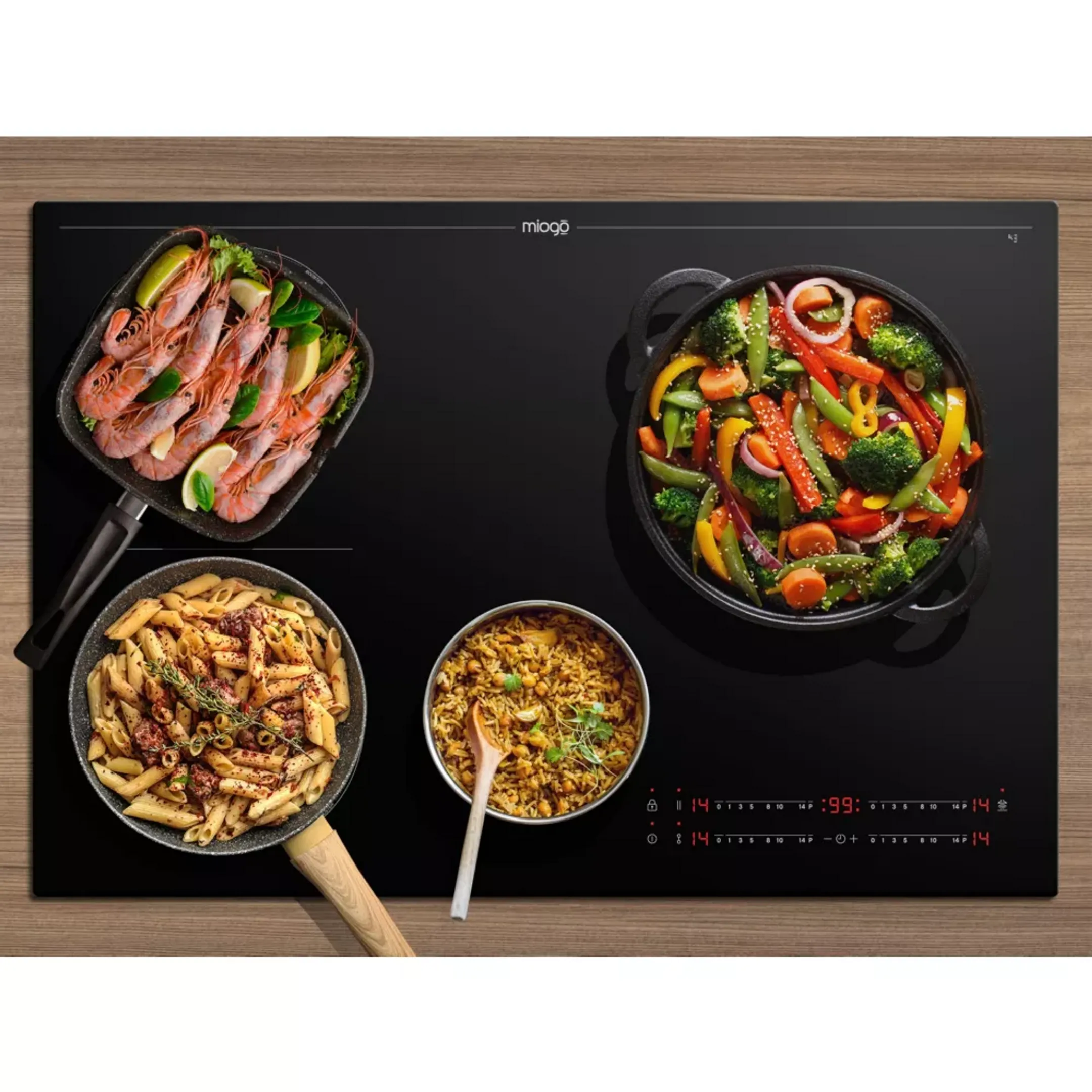 MIOGO Taque induction MHI801SH SmartHood image