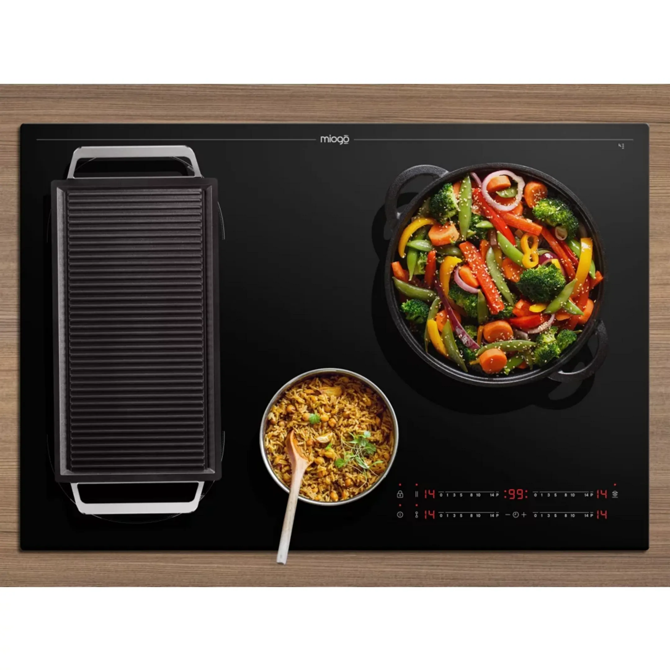 MIOGO Taque induction MHI801SH SmartHood image