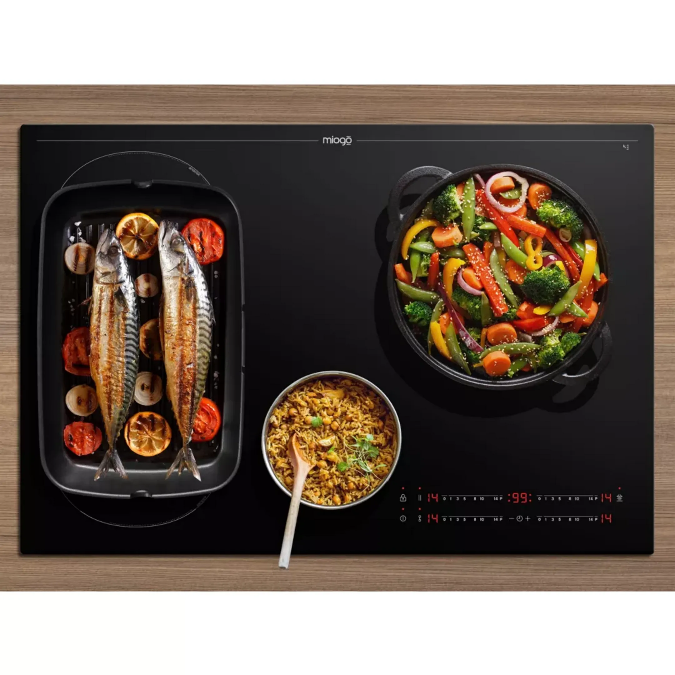 MIOGO Taque induction MHI801SH SmartHood image