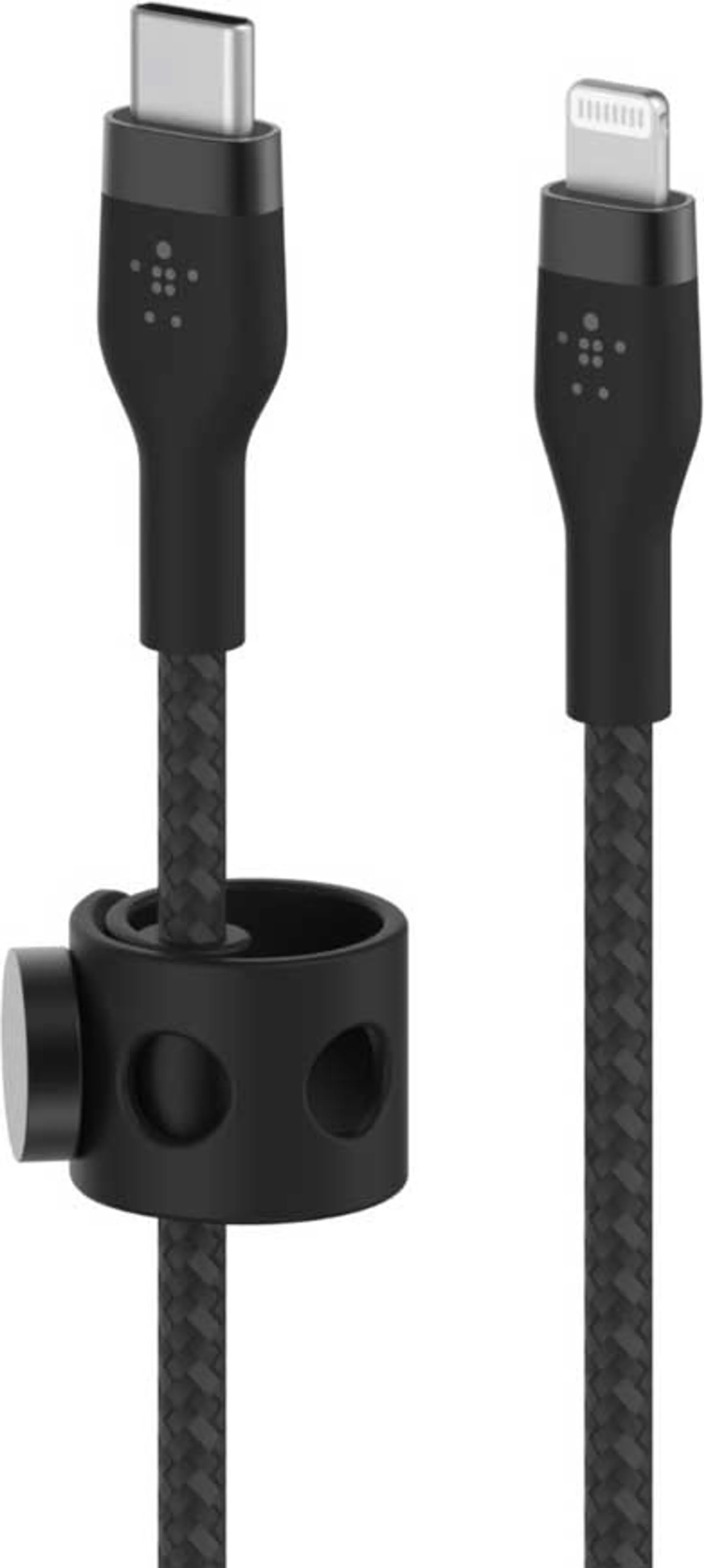 Belkin Câble BOOST↑CHARGE™ PRO Flex gaine à double tresse Lightning vers USB C - 1 m. - Noir image