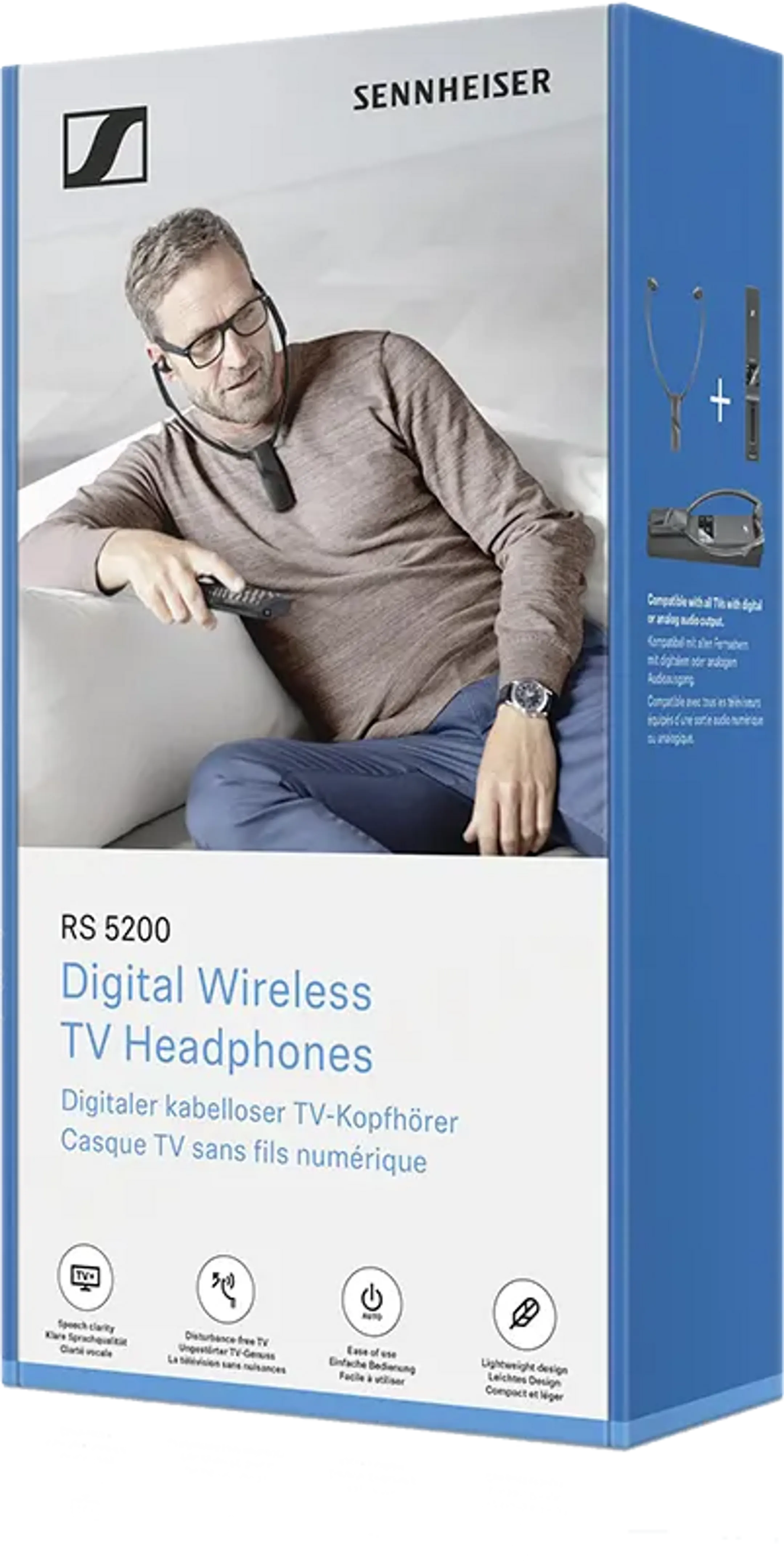 Sennheiser RS5200 TV koptelefoon - Zwart image