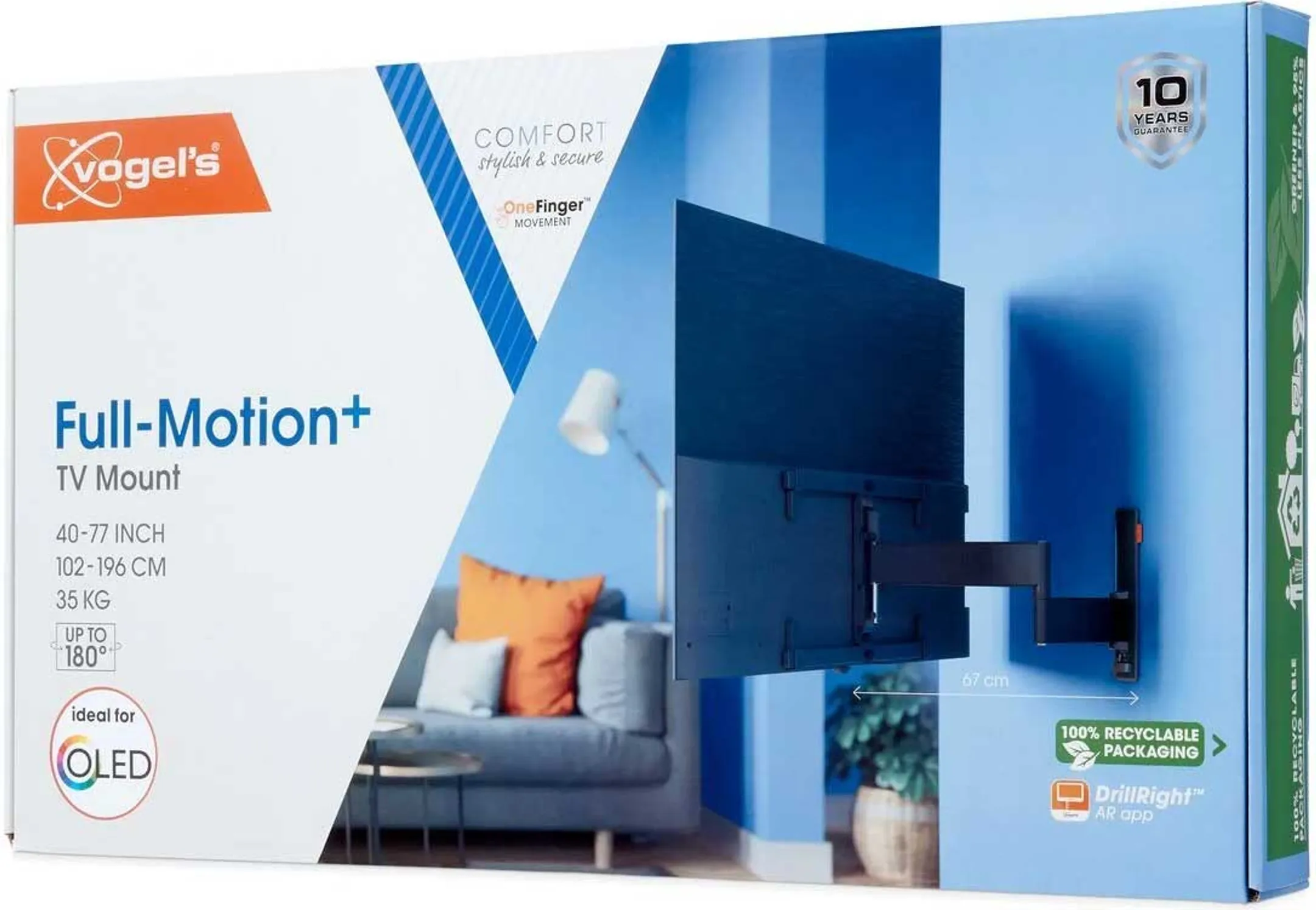 Vogels Draaibare beugel voor TV 40" -77" - TVM 3665 image