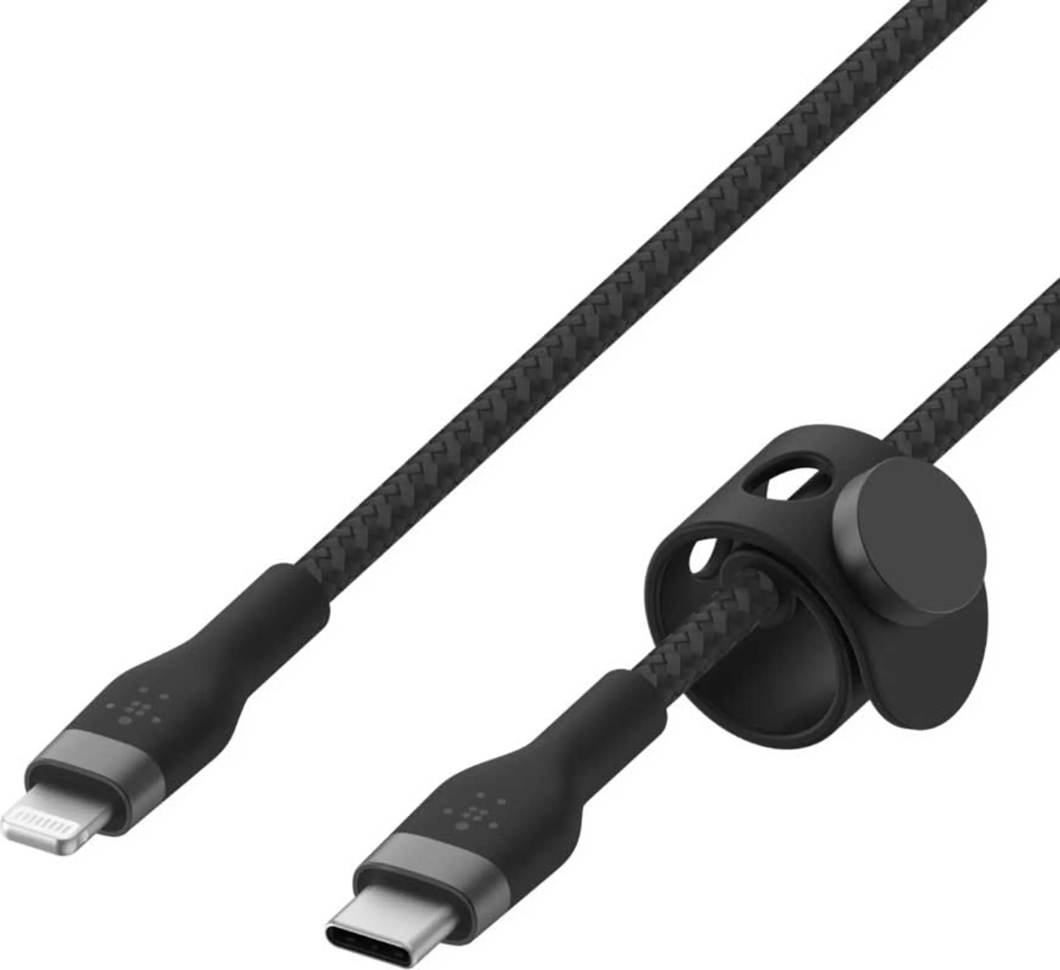 Belkin Câble BOOST↑CHARGE™ PRO Flex gaine à double tresse Lightning vers USB C - 1 m. - Noir image