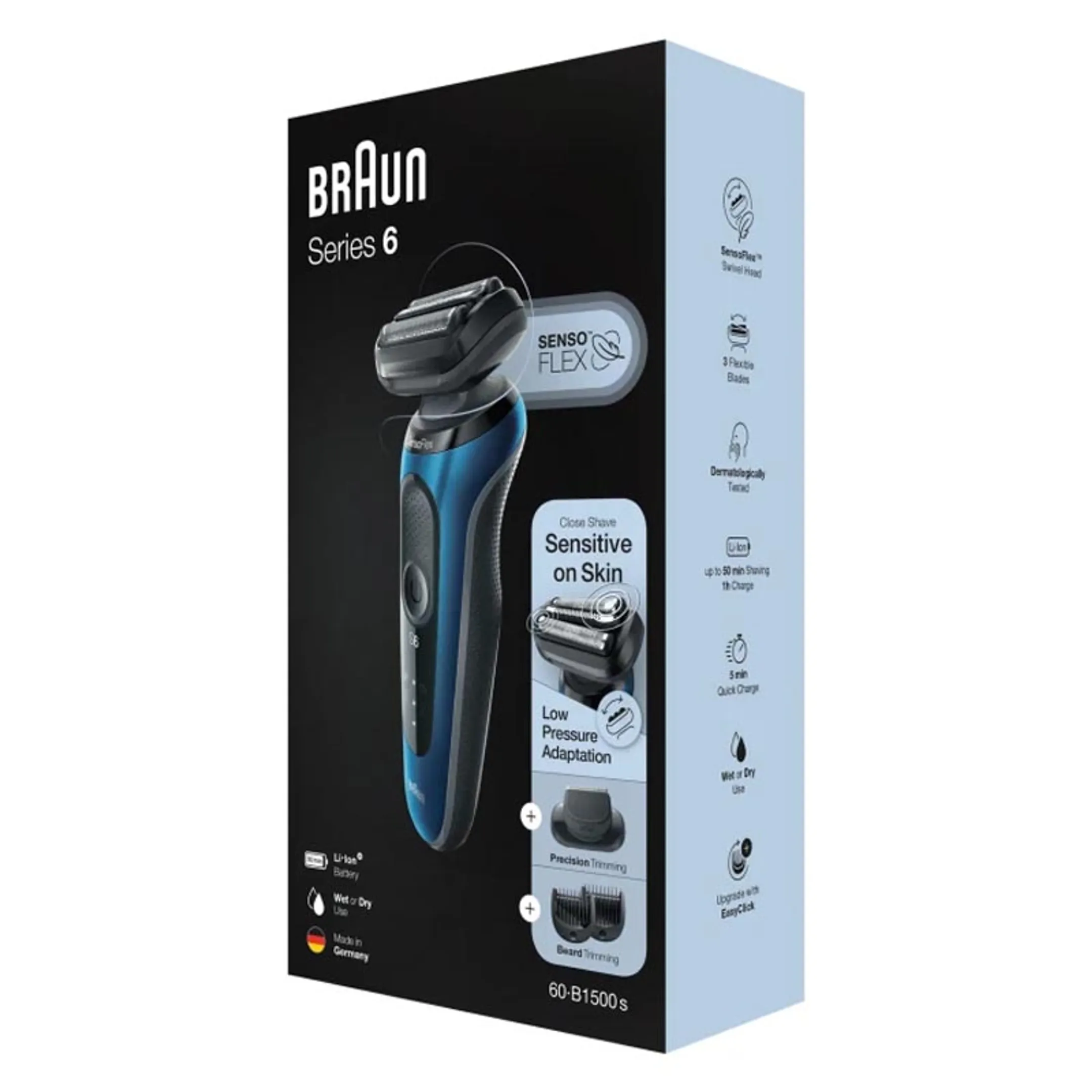 Braun Scheerapparaat Wet & Dry Series 6 60-B1500s image