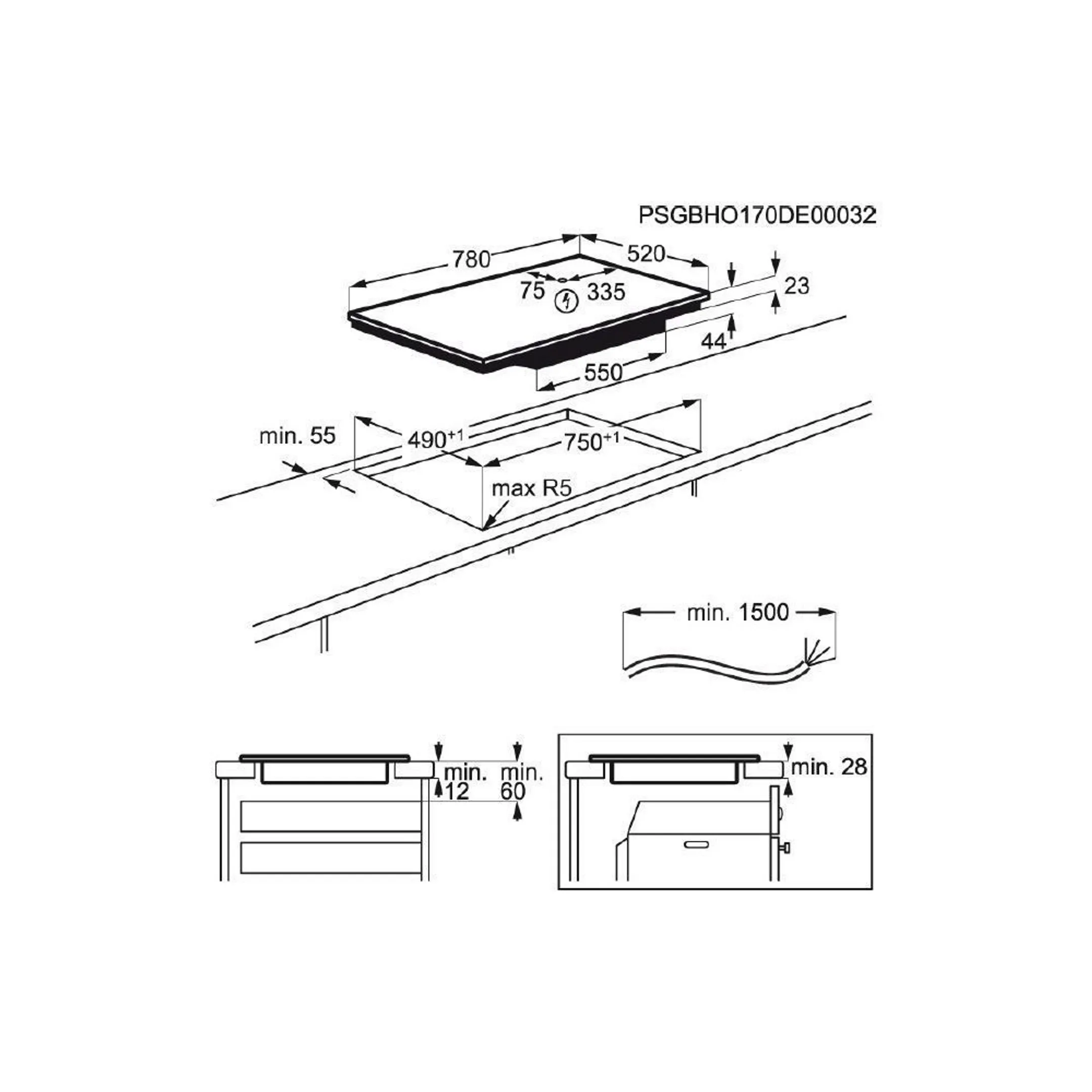 MIOGO Taque induction MHI801SH SmartHood image