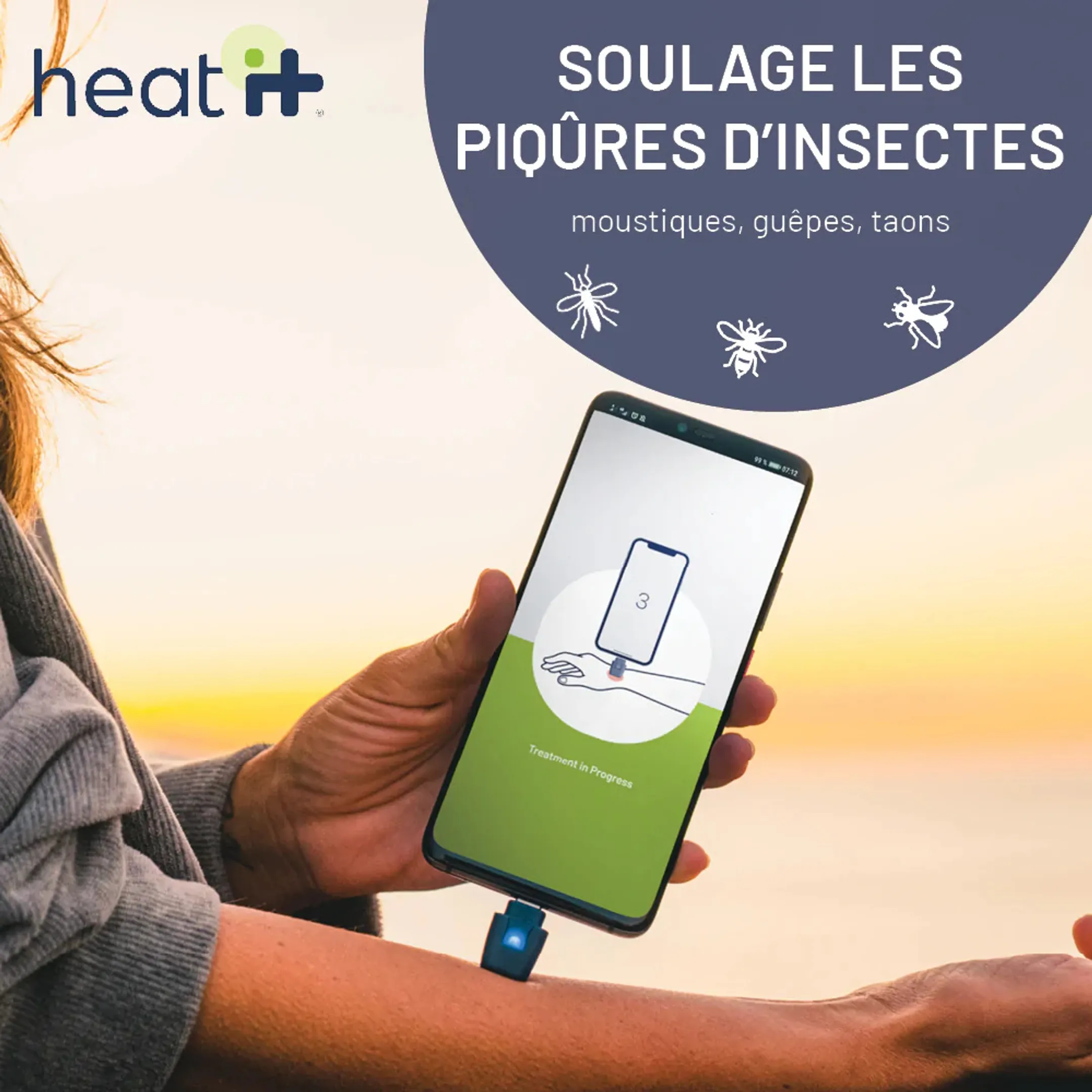 HEAT IT Heat it voor iPhone - verlicht insectenbeten image