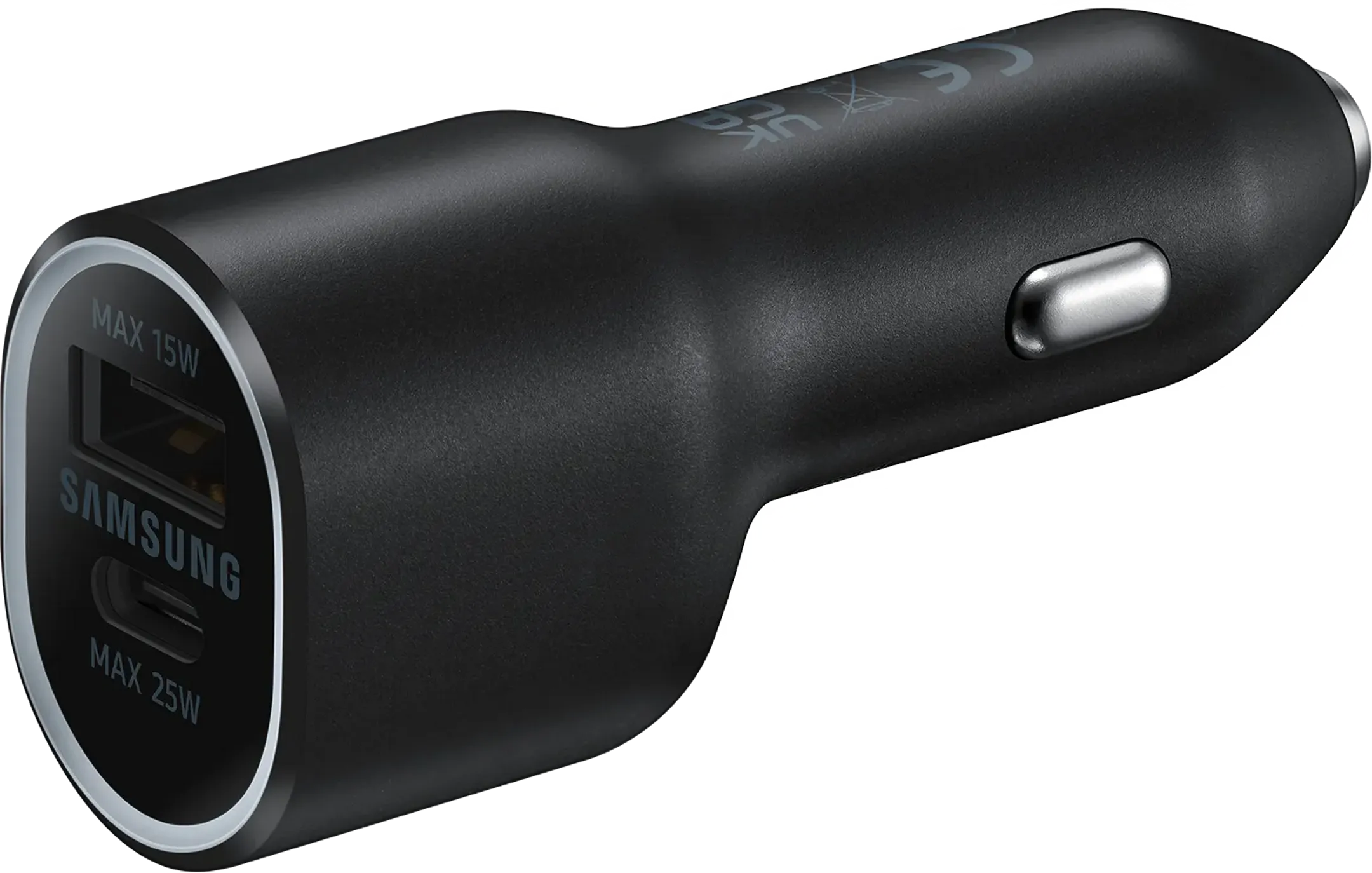 Duo autolader - USB A & USB C - 40 W - Zwart