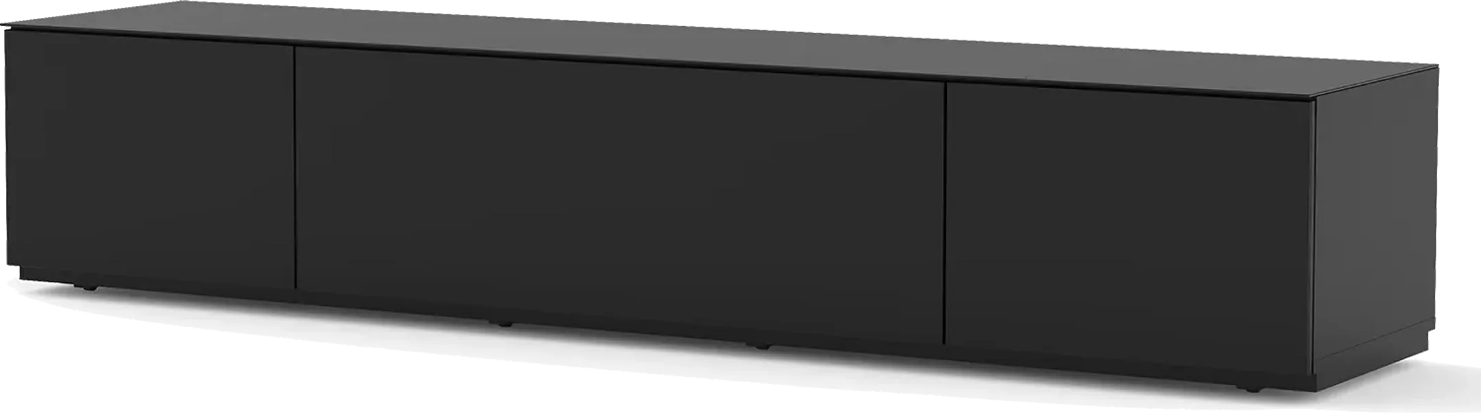 STA-200 F avec panneau frontal High gloss pour TV à 85" - Noir