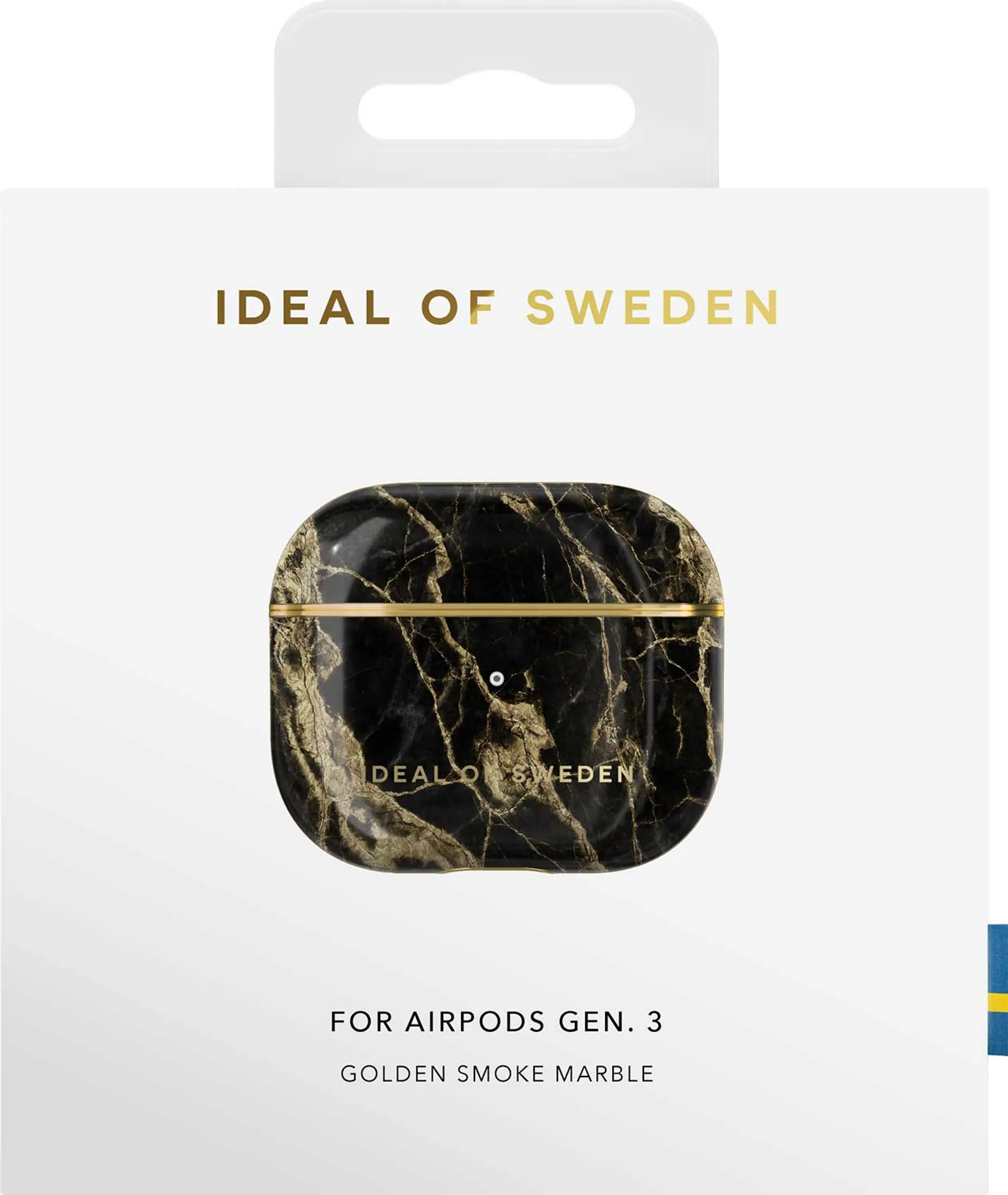 iDeal of Sweden Cover voor oplaadcase AirPods gen. 3 - Golden Smoke Marble image