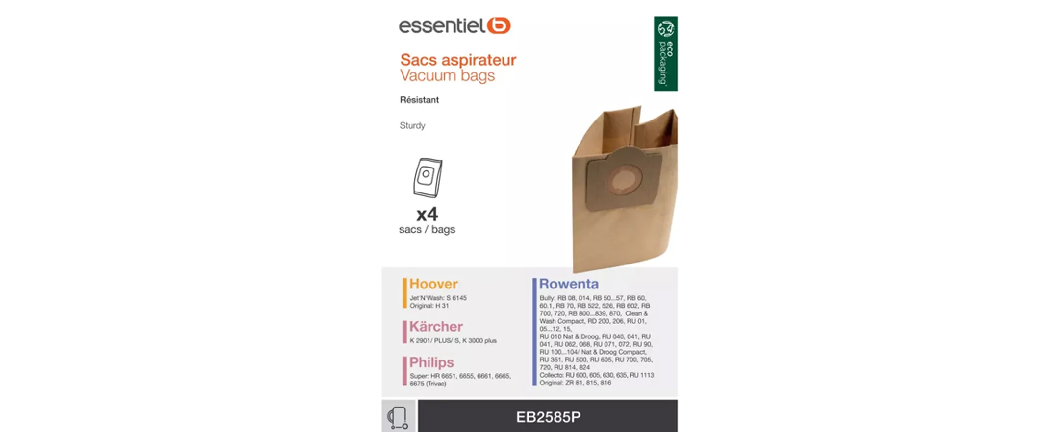 Stofzakken EB2585P