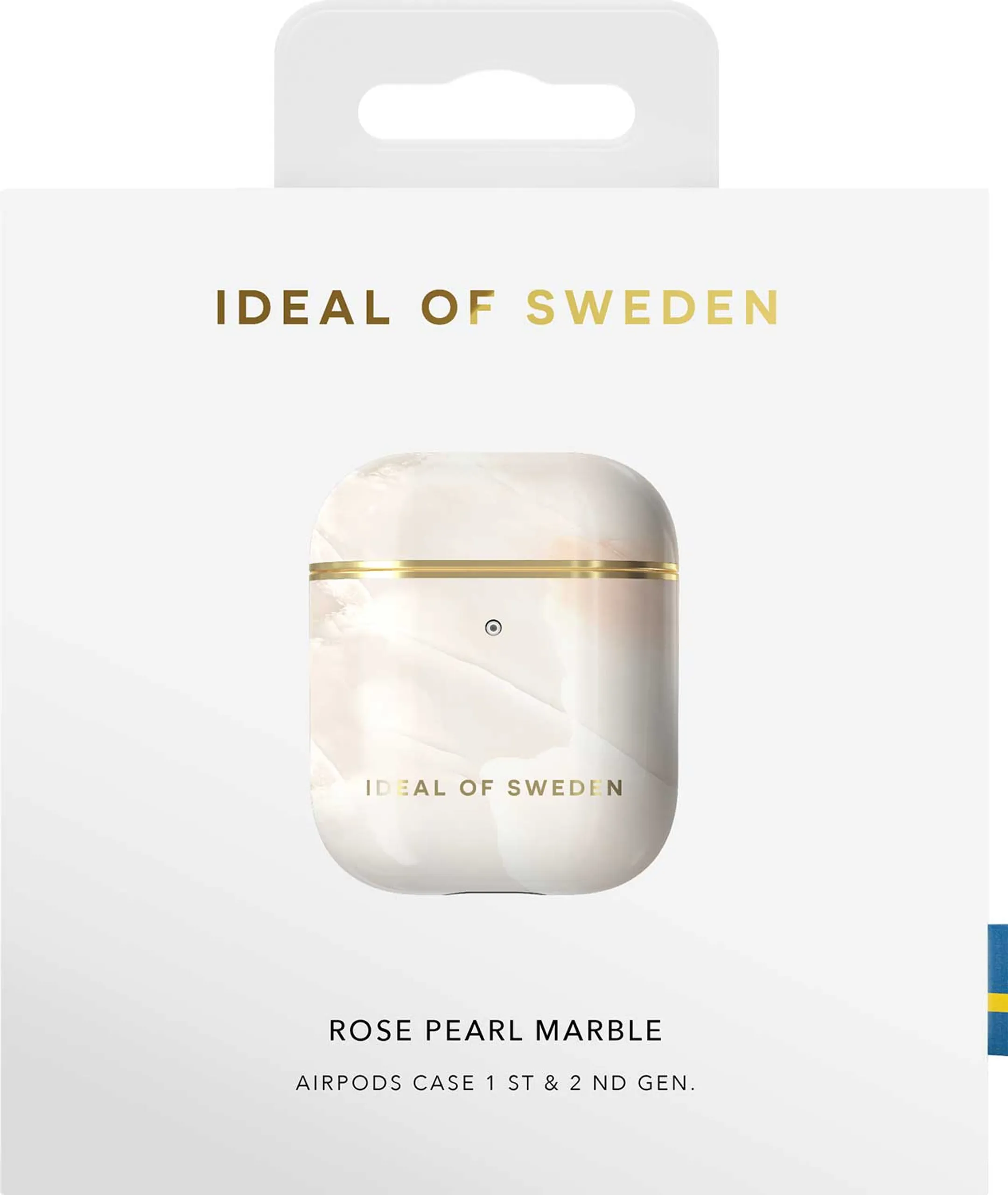 iDeal of Sweden Cover voor oplaadcase AirPods gen. 1 & 2 - Rose Pearl Marble image