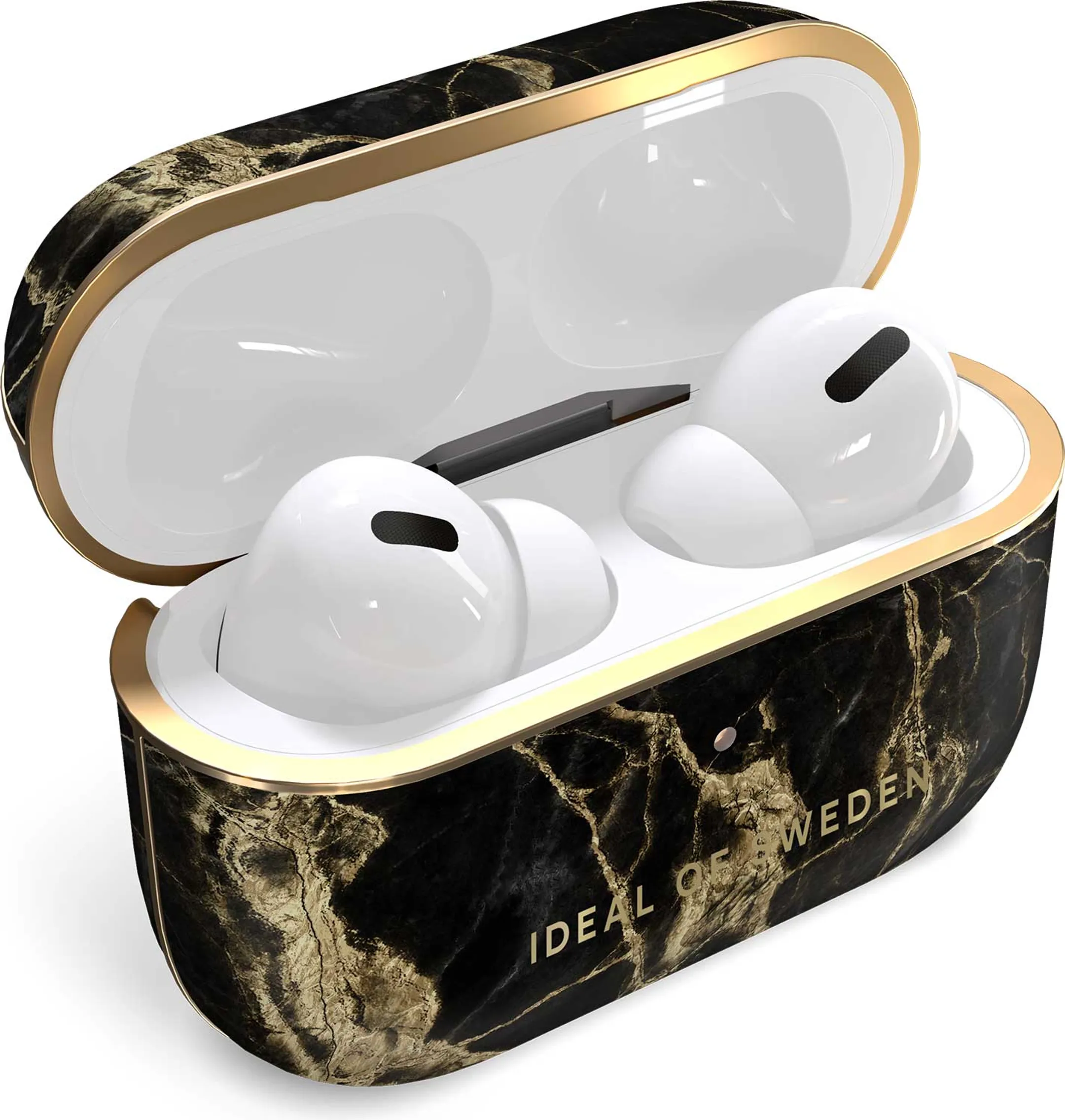 iDeal of Sweden Coque pour boîtier de charge AirPods Pro - Golden Smoke Marble image