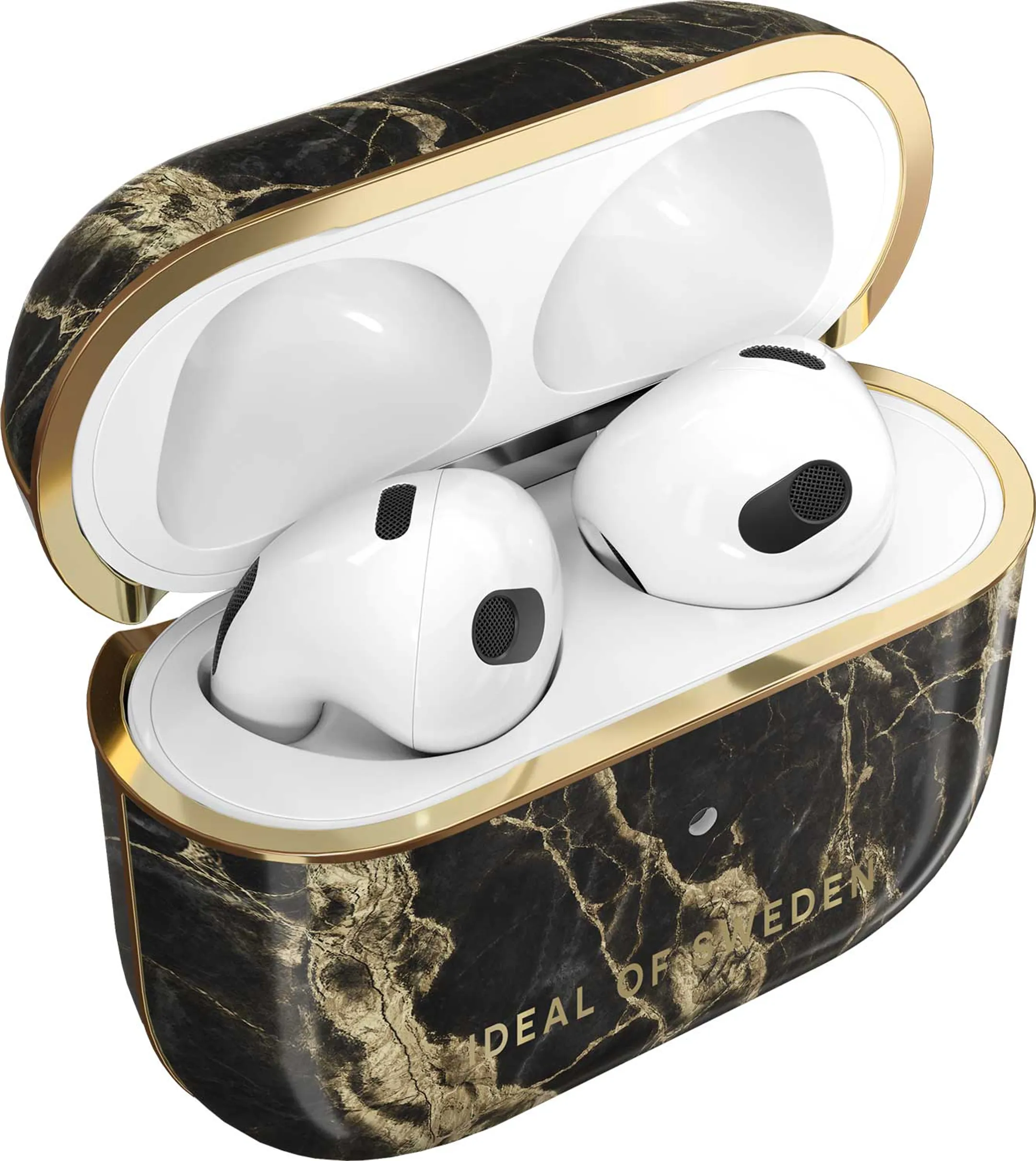 iDeal of Sweden Cover voor oplaadcase AirPods gen. 3 - Golden Smoke Marble image