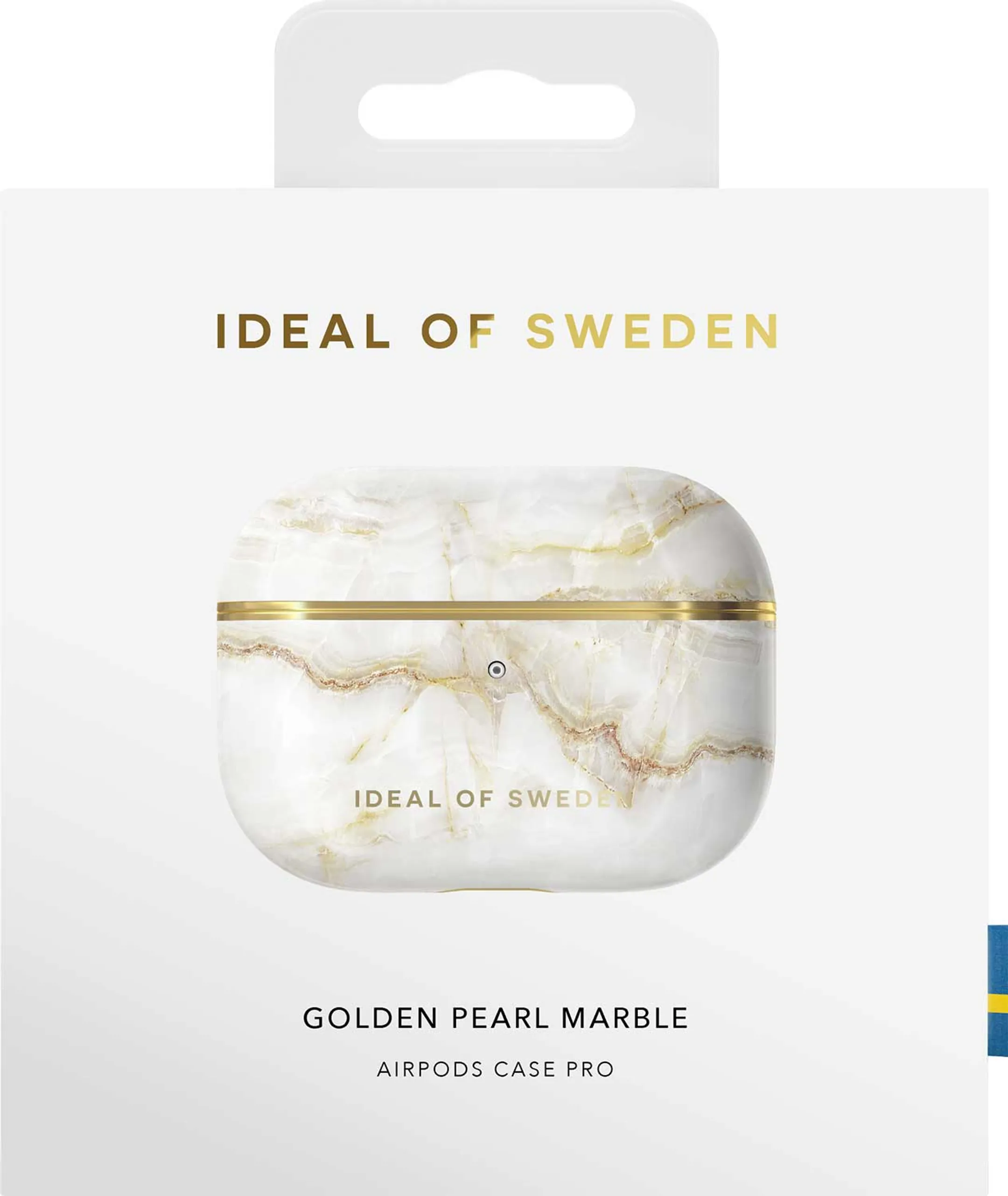 iDeal of Sweden Coque pour boîtier de charge AirPods Pro - Golden Pearl Marble image