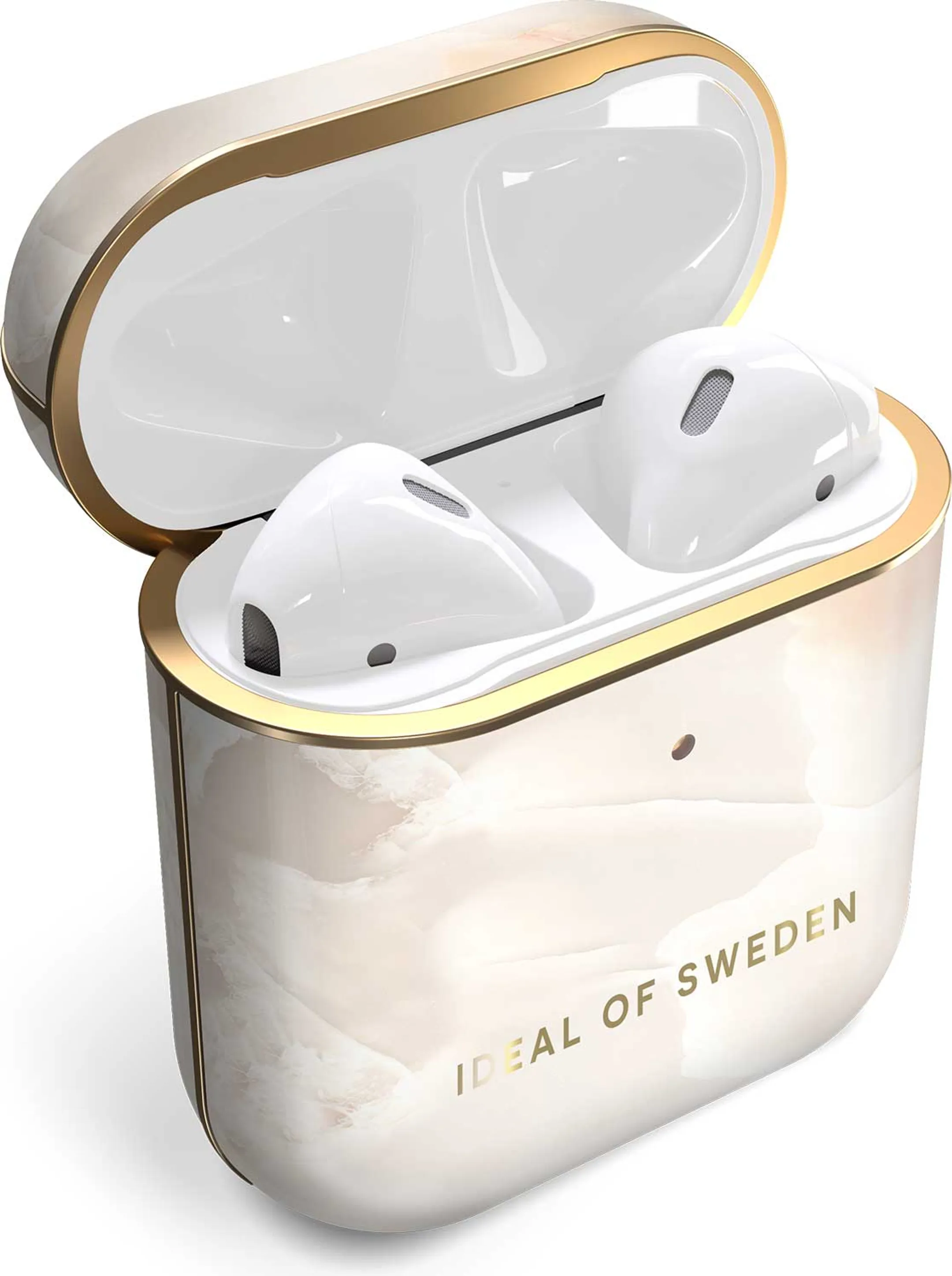 iDeal of Sweden Cover voor oplaadcase AirPods gen. 1 & 2 - Rose Pearl Marble image