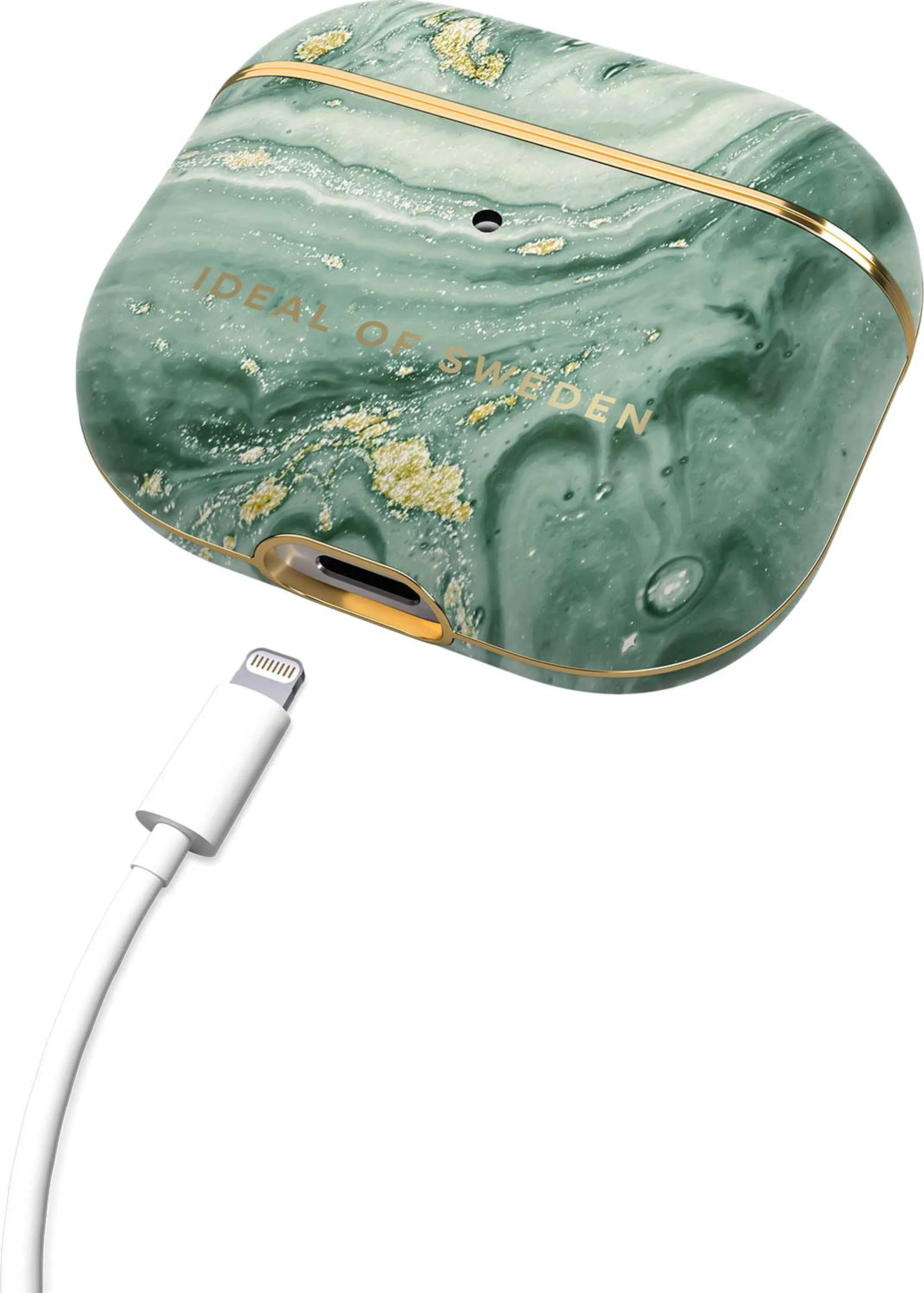 iDeal of Sweden Cover voor oplaadcase AirPods gen. 3 - Mint Swirl Marble image