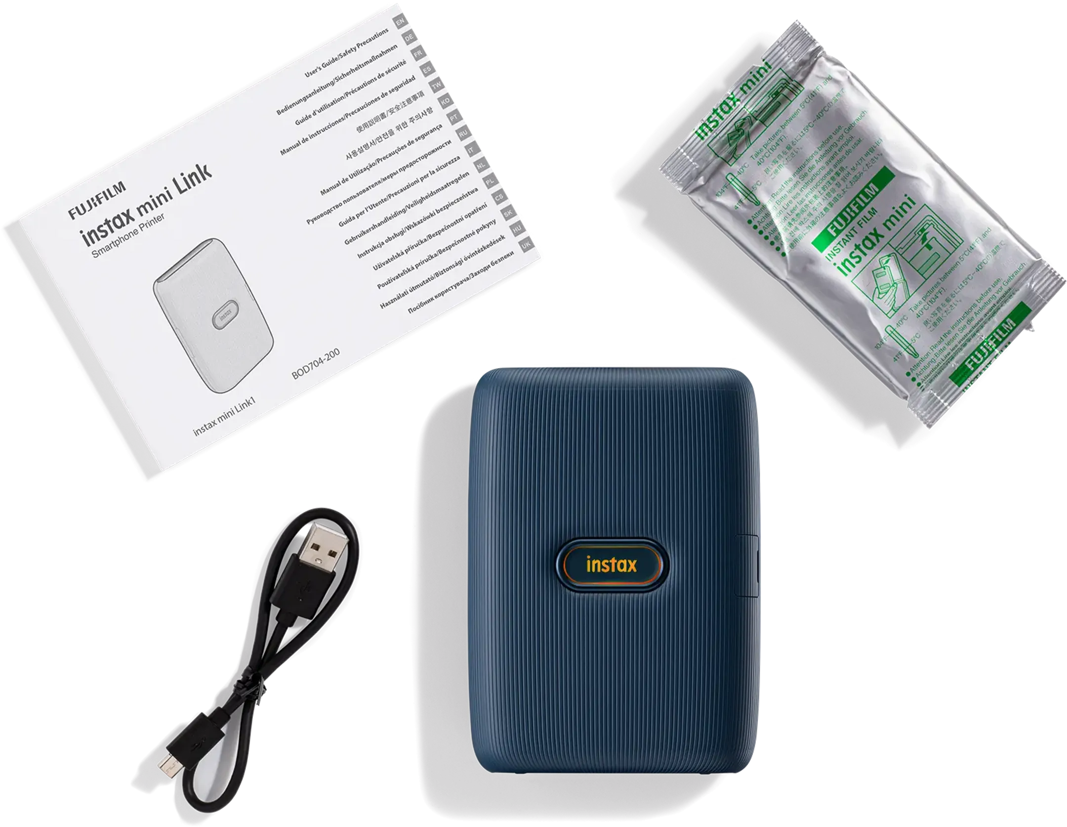 Fujifilm Instax Mini Link Photoprinter - Blauw image