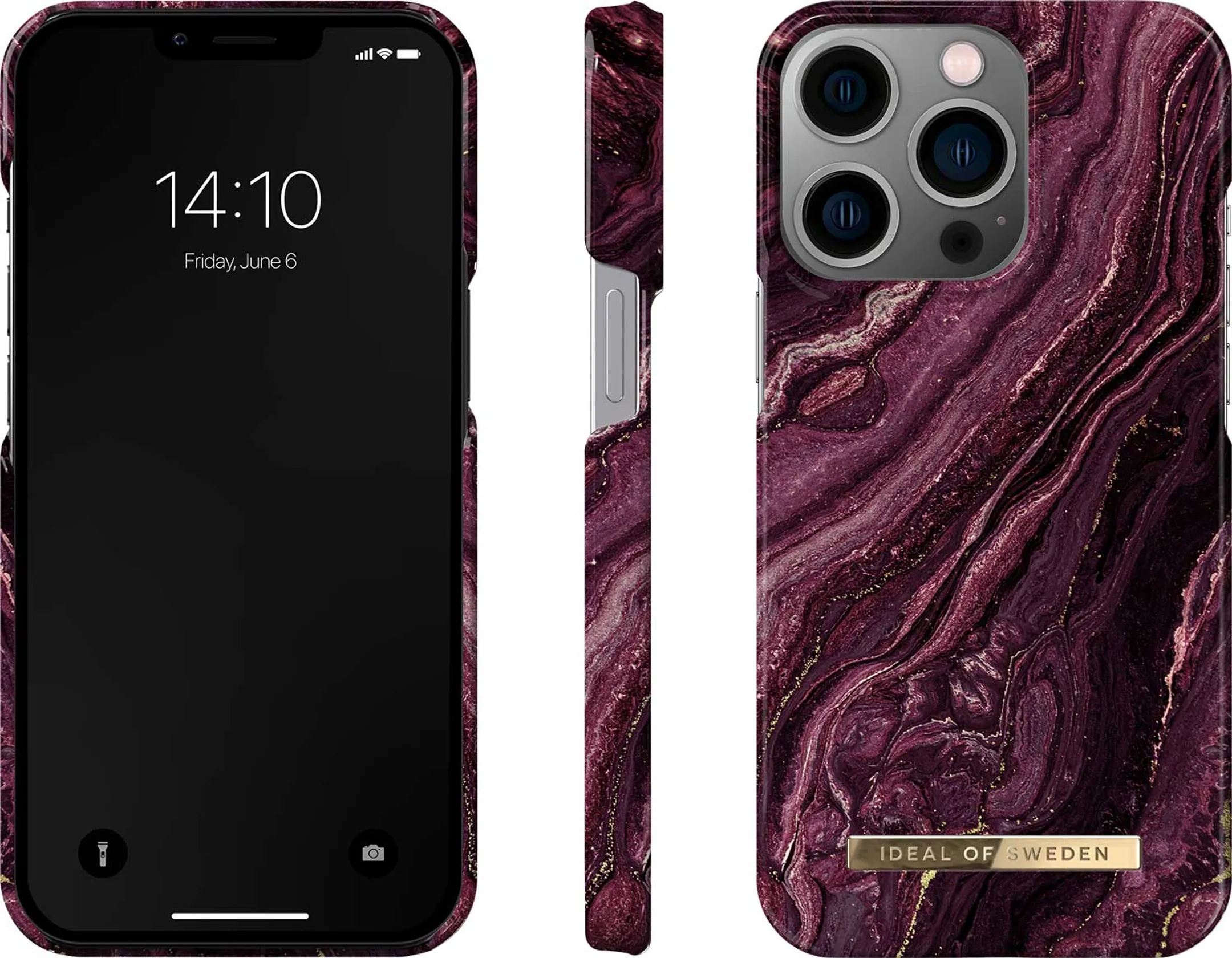 iDeal of Sweden Backcover voor iPhone 13 Pro - Golden Plum image