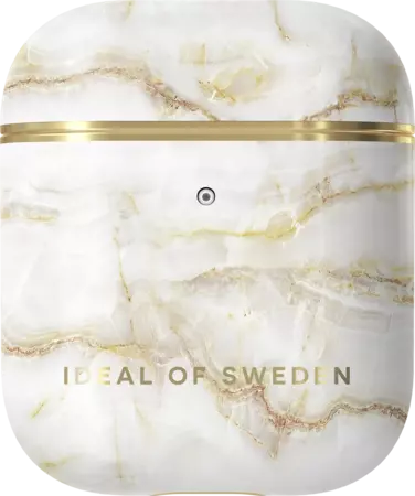 Coque pour boîtier de charge AirPods gen. 1 & 2 - Golden Pearl Marble