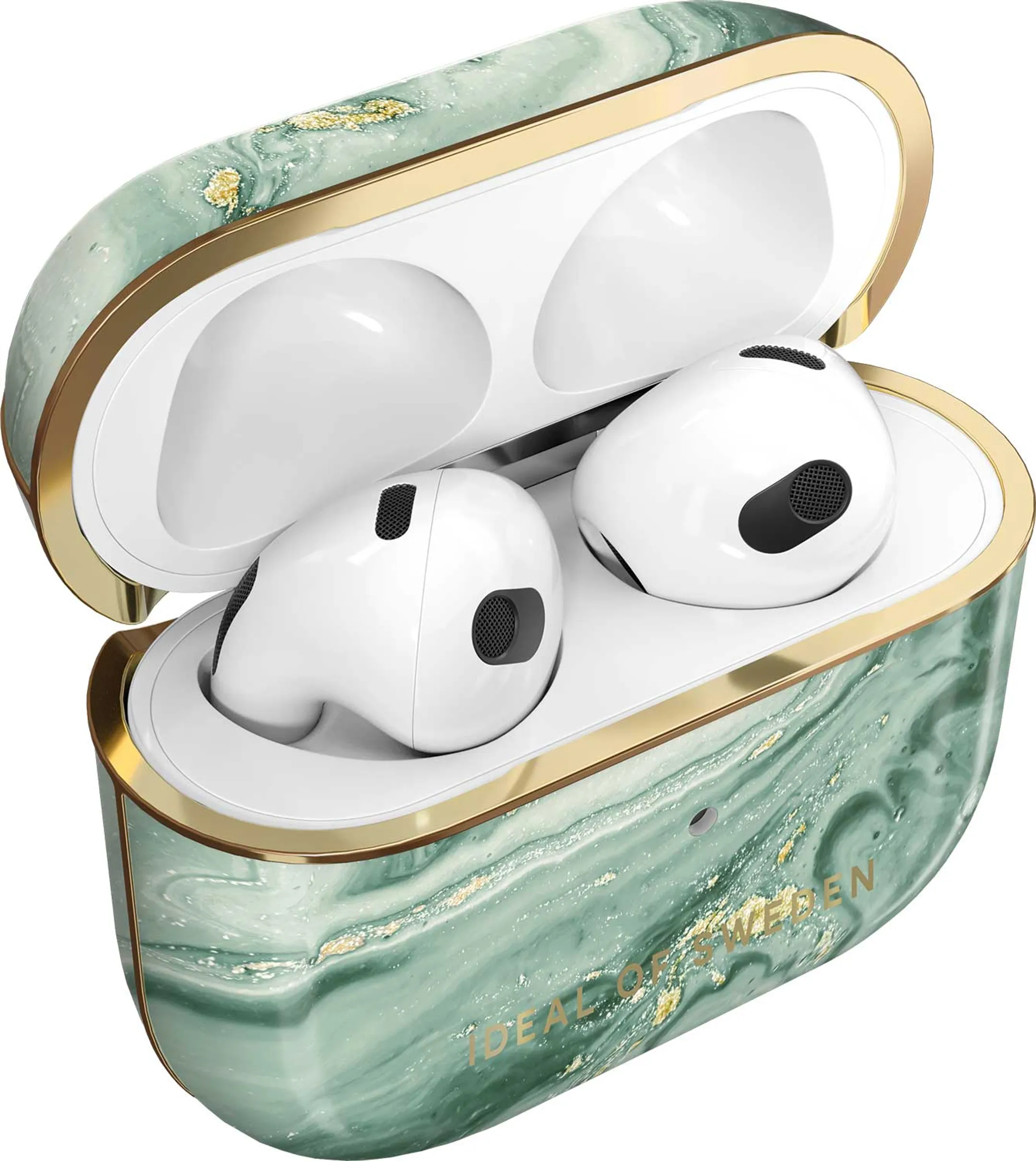iDeal of Sweden Cover voor oplaadcase AirPods gen. 3 - Mint Swirl Marble image