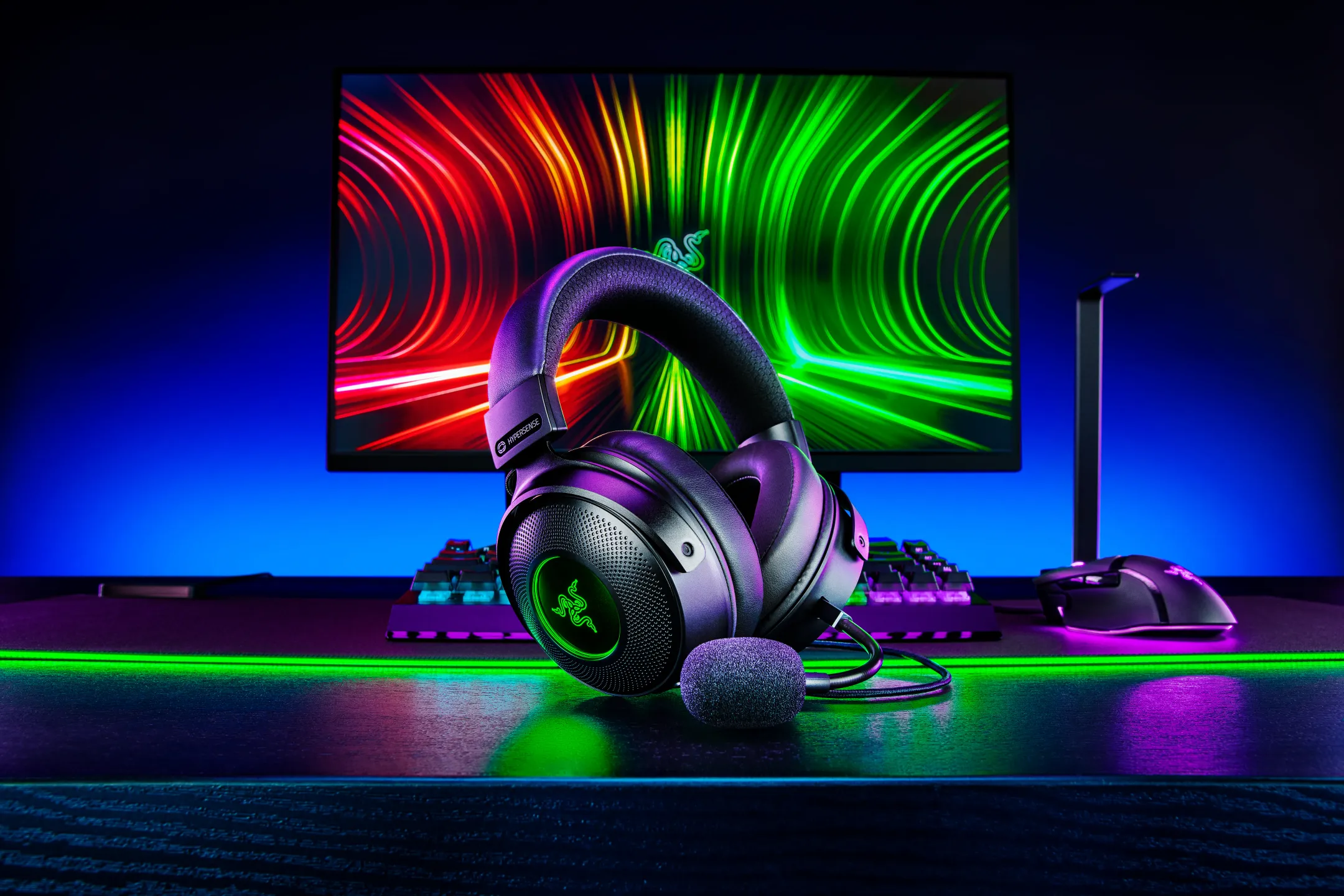 Razer Kraken v3 gaming Headset - Zwart image