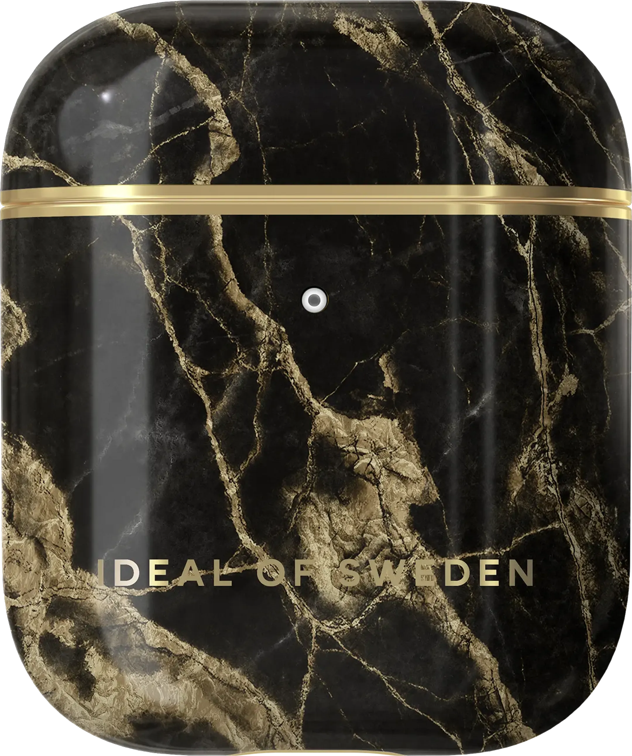 Coque pour boîtier de charge AirPods gen. 1 & 2 - Golden Smoke Marble