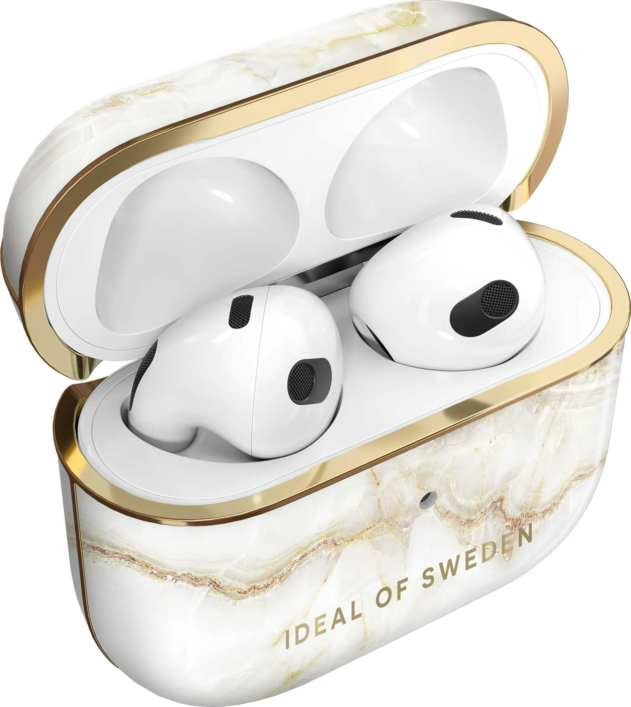 iDeal of Sweden Cover voor oplaadcase AirPods gen. 3 - Golden Pearl Marble image