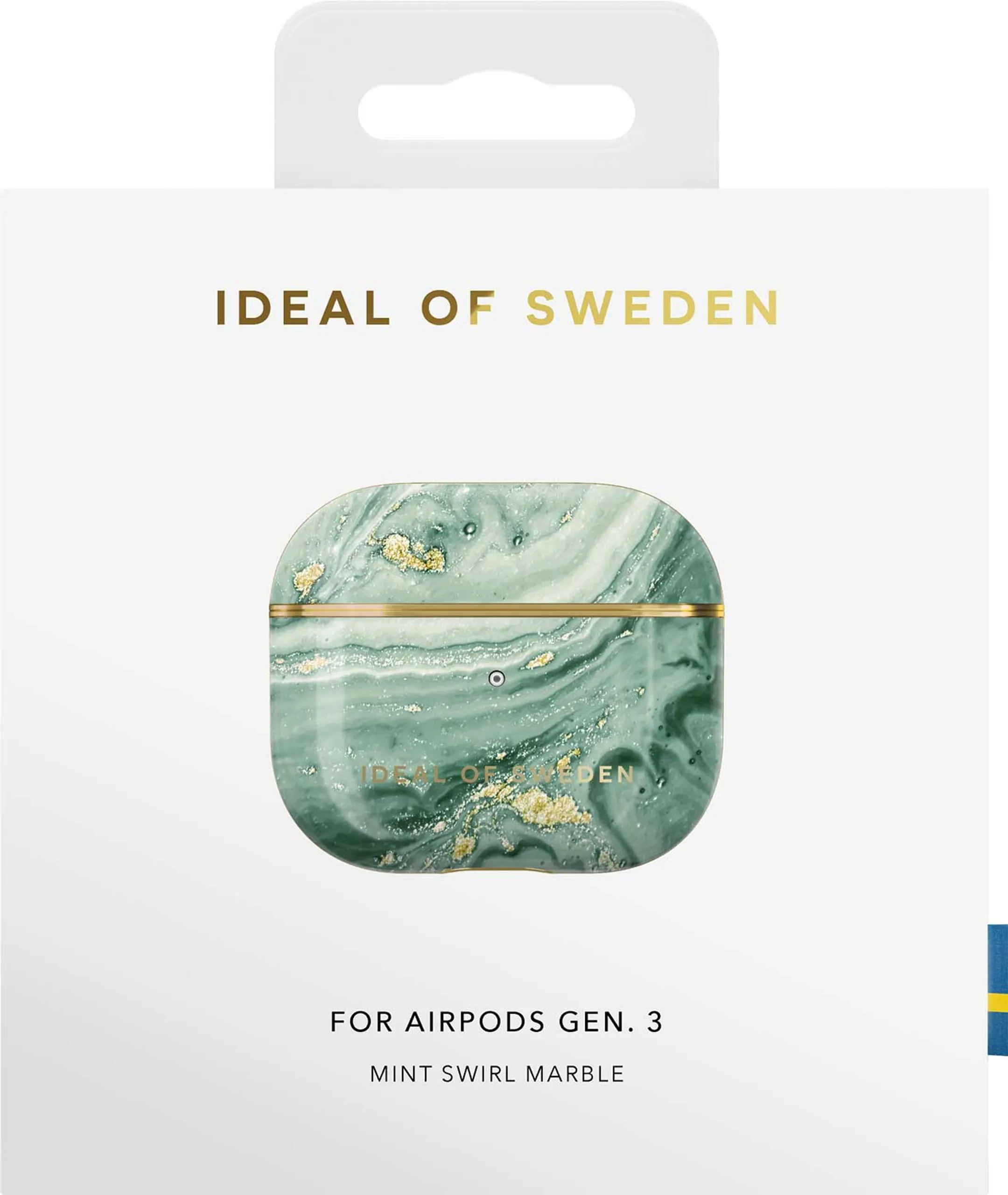 iDeal of Sweden Cover voor oplaadcase AirPods gen. 3 - Mint Swirl Marble image