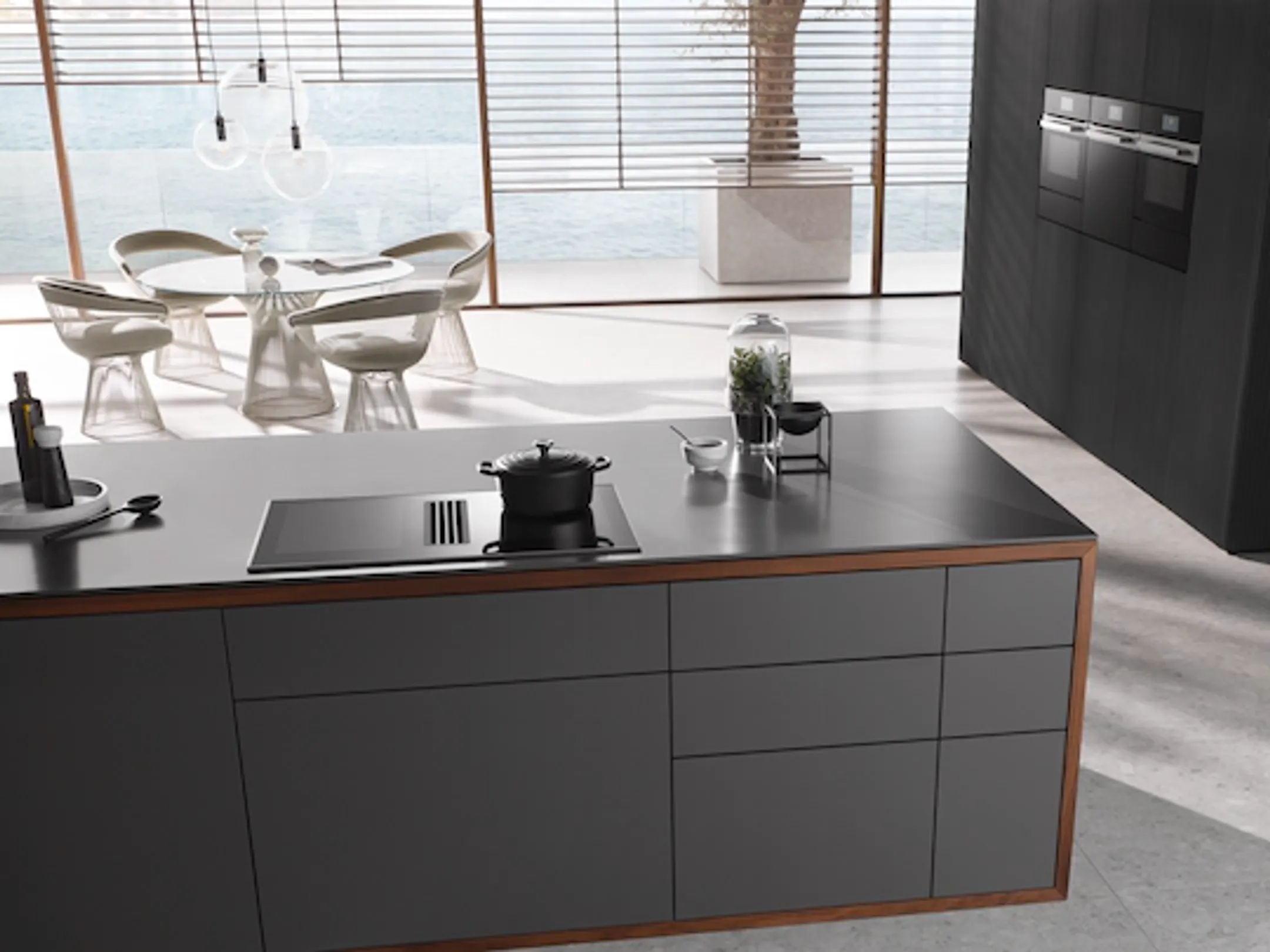 Miele Kookplaat met dampkap KMDA 7634 FR image