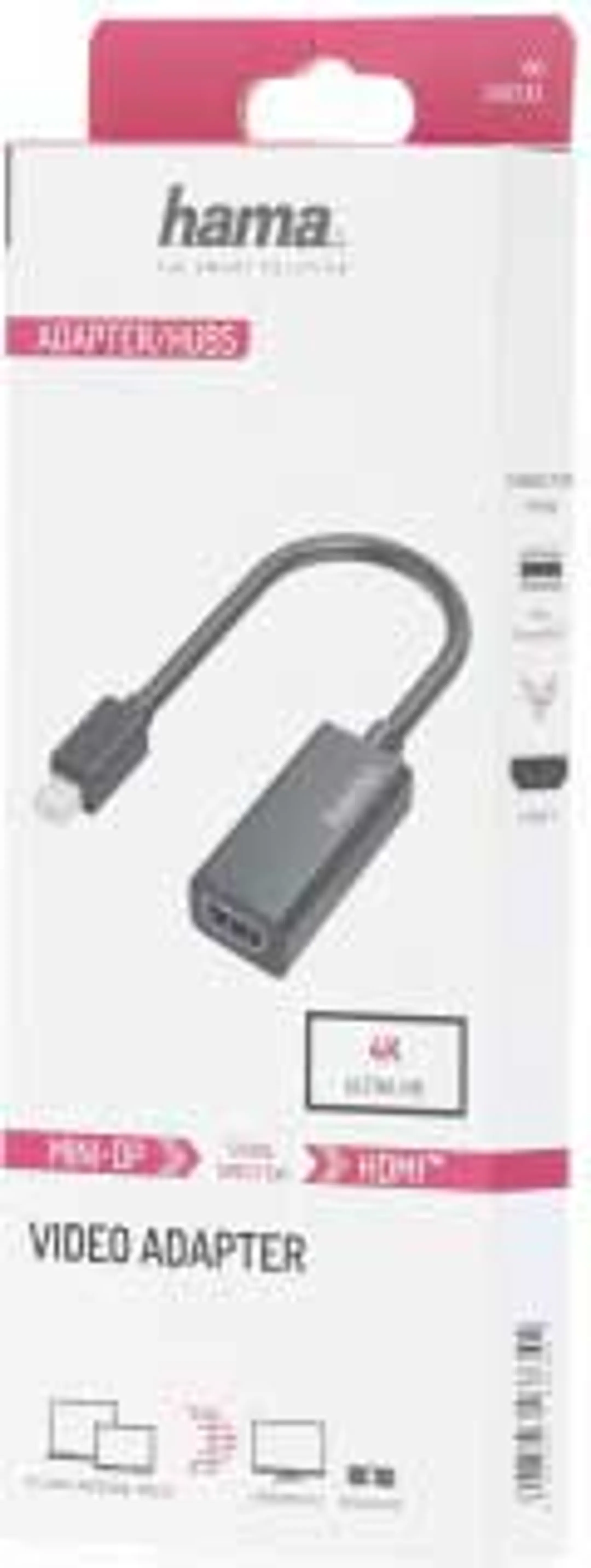 Hama Adaptateur HDMI vers mini DisplayPort - 20 cm image