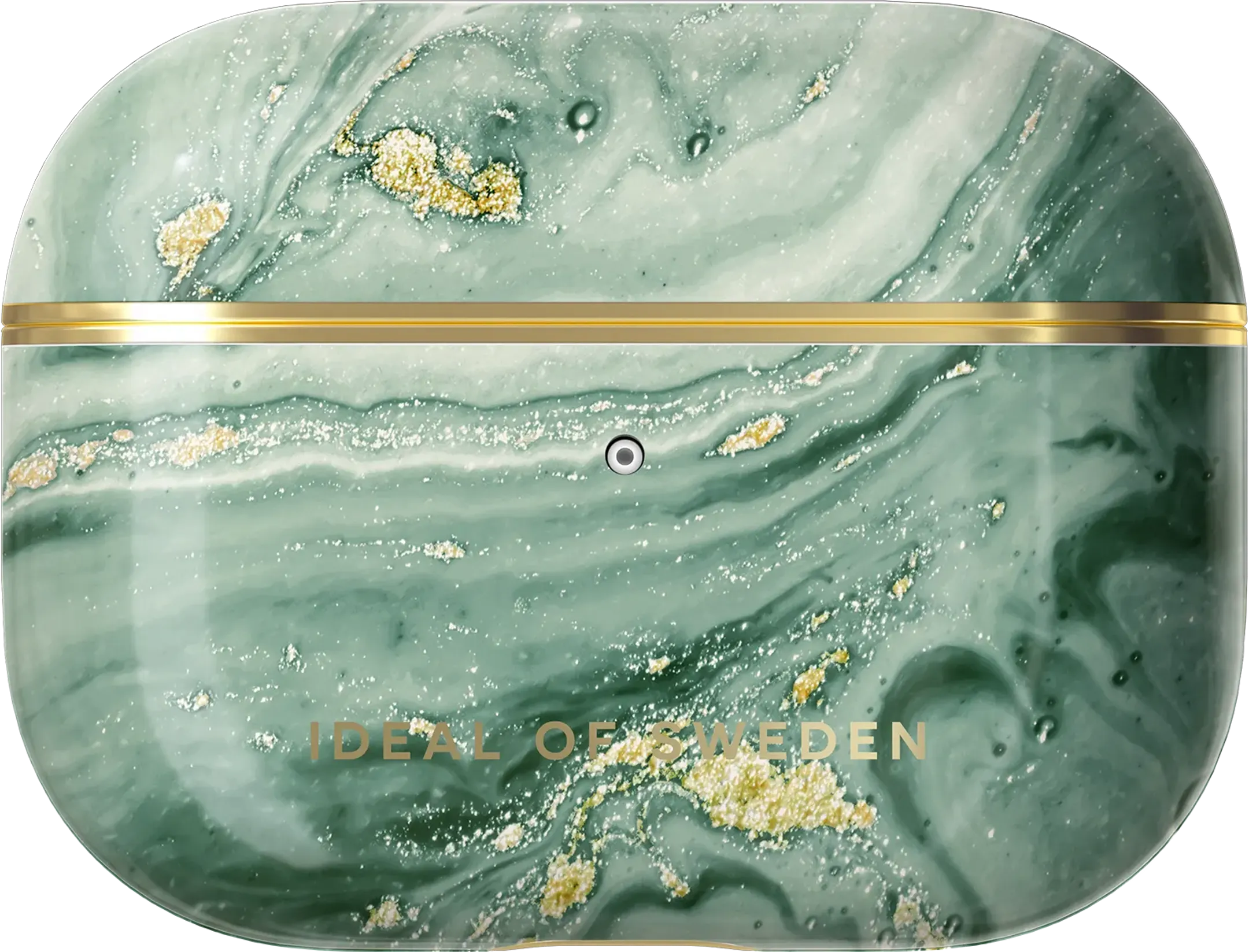 Coque pour boîtier de charge AirPods Pro - Mint Swirl Marble