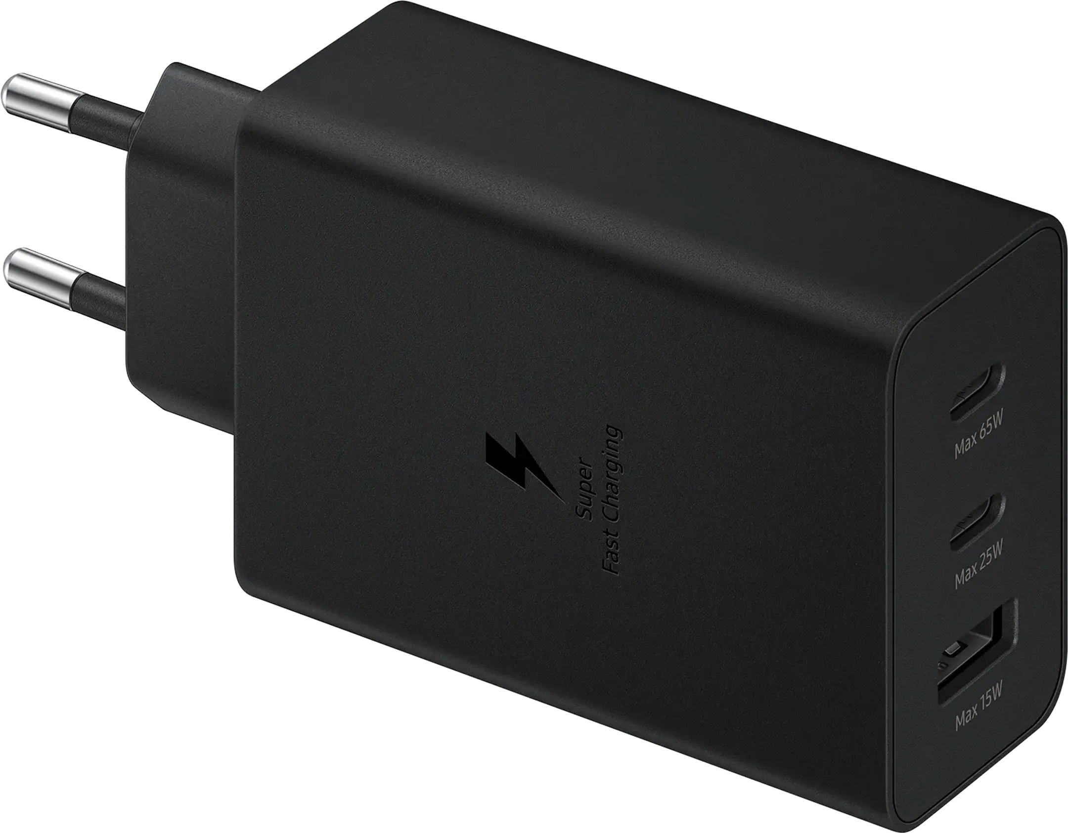 65 W power adapter Trio - Zwart