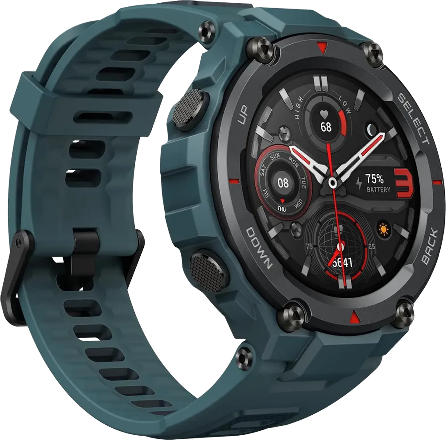 Amazfit T-Rex Pro - Blauw - Bestel nu, morgen in huis