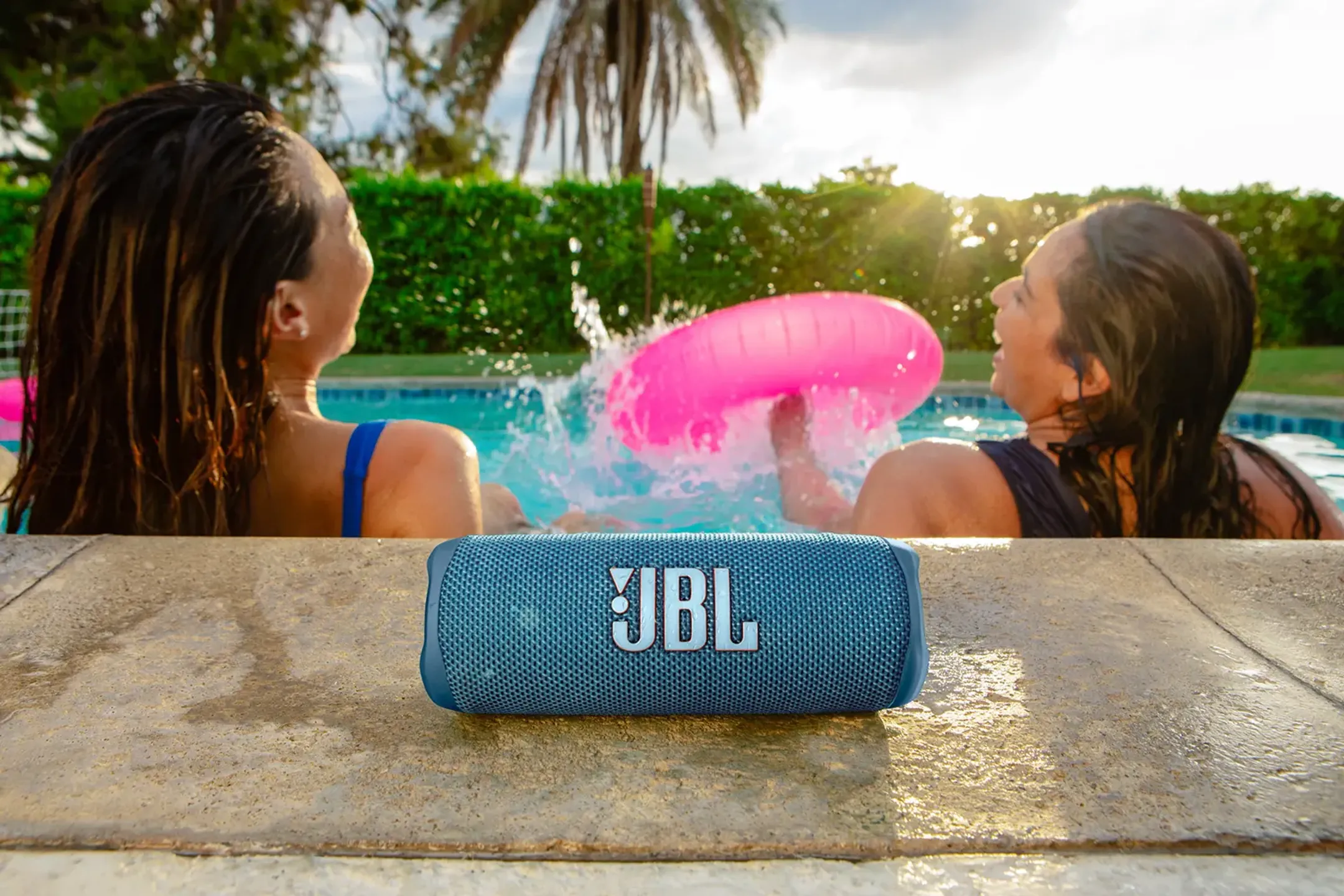 JBL Flip 6 Bluetooth Speaker - Blauw image