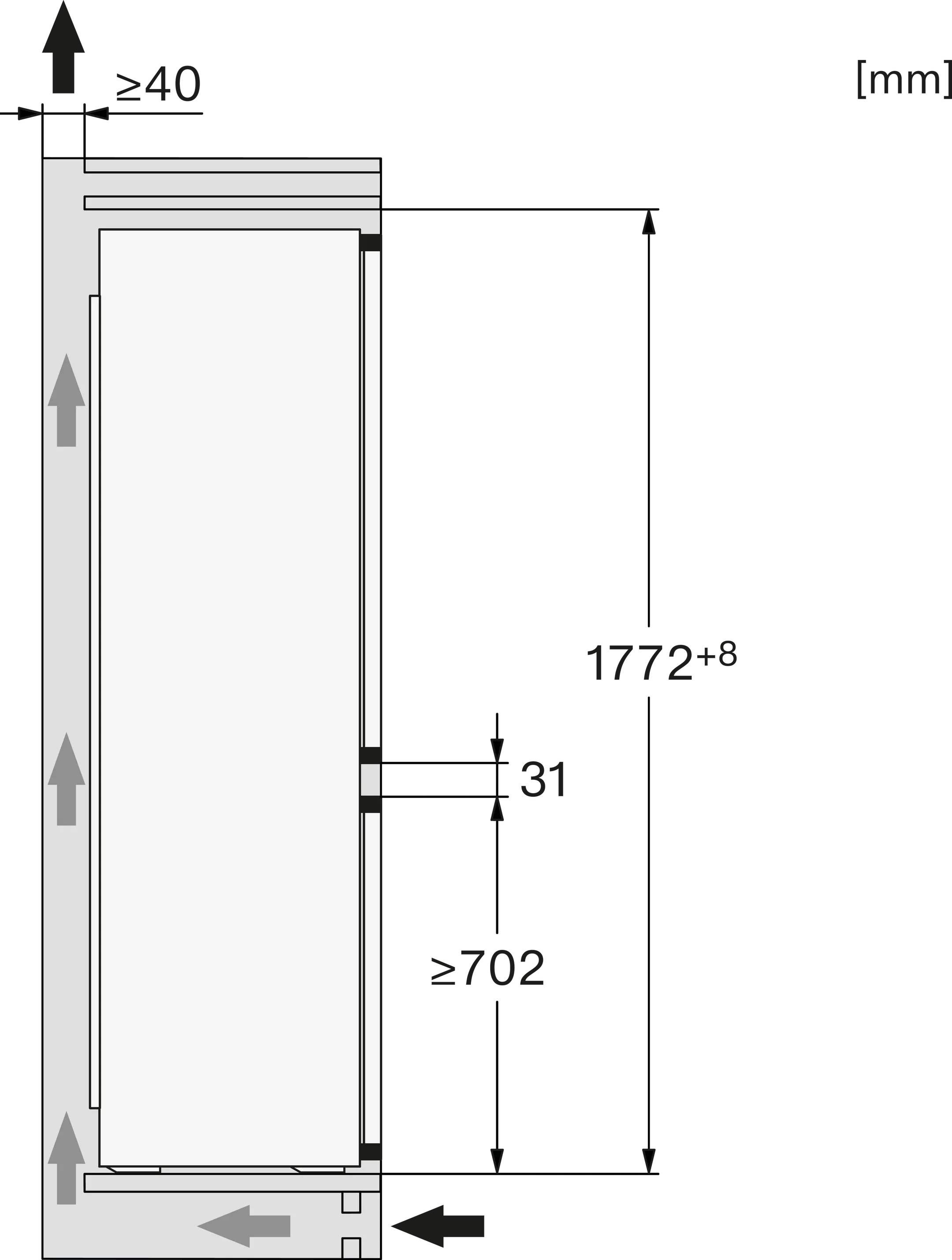 Miele Combi frigo congélateur KDN 7714 E image