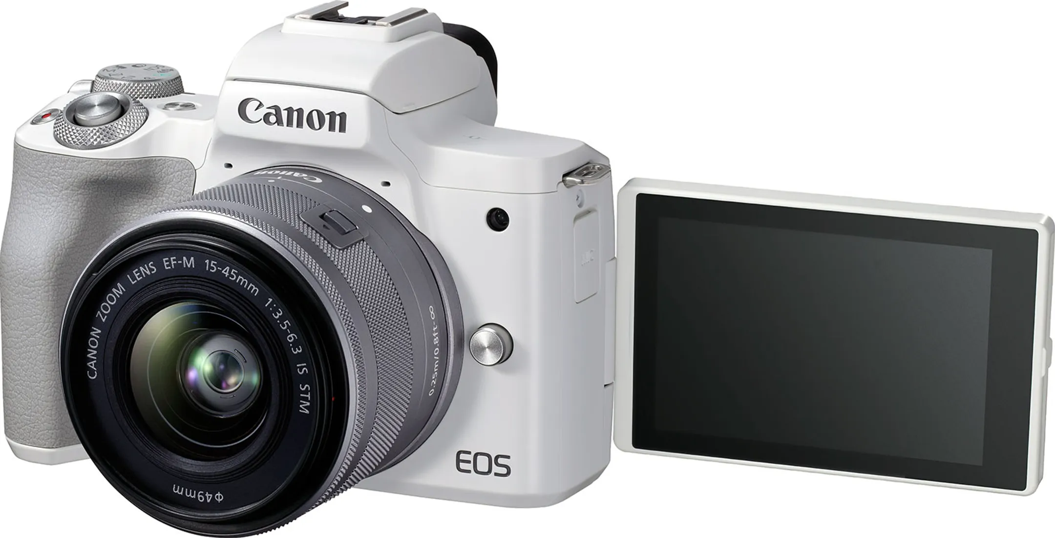 Canon EOS M50 Mark II + EF-M 15-45 mm IS STM - Blanc image