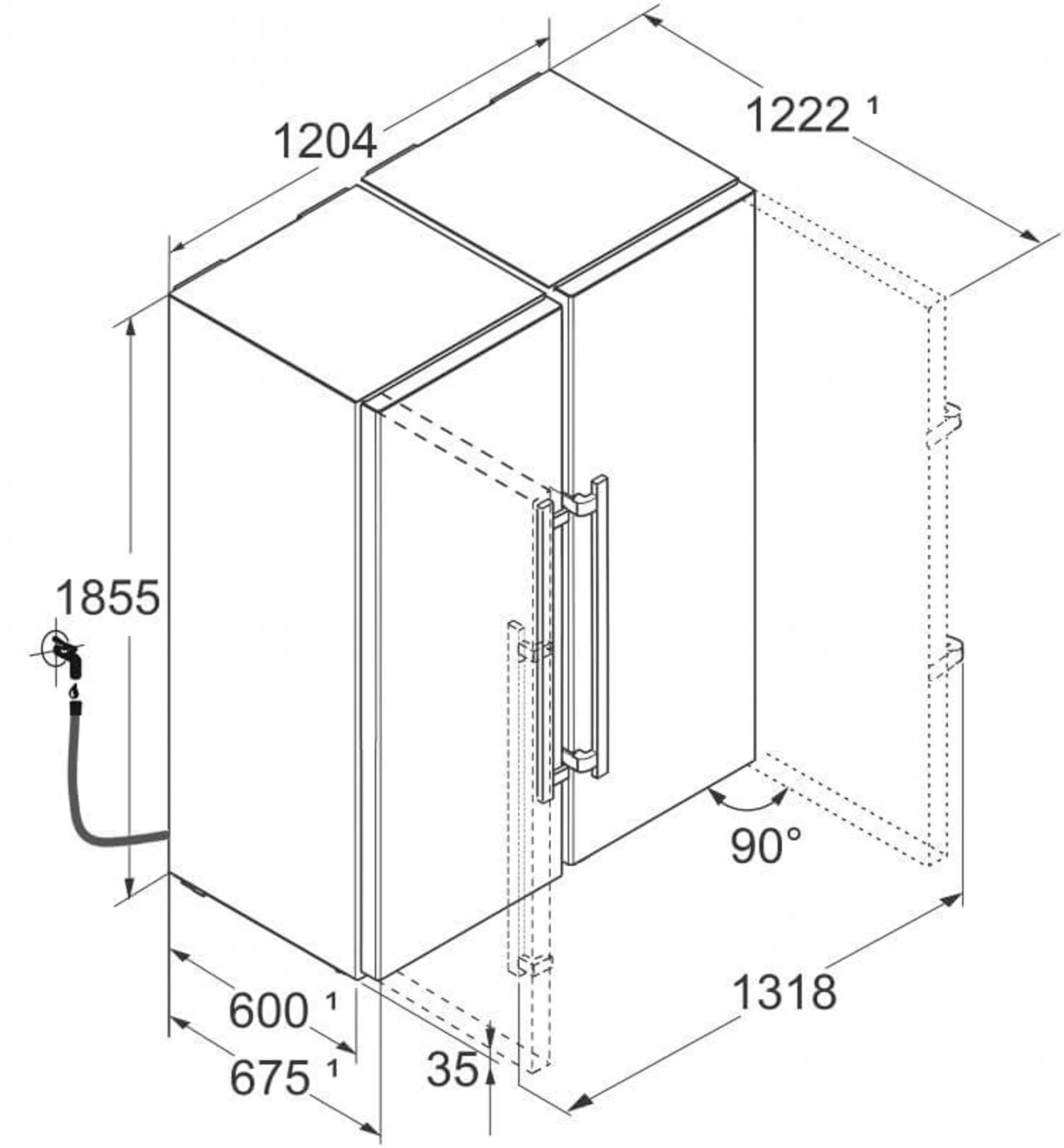 Liebherr Amerikaanse koelkast XRFsd 5265 Prime image